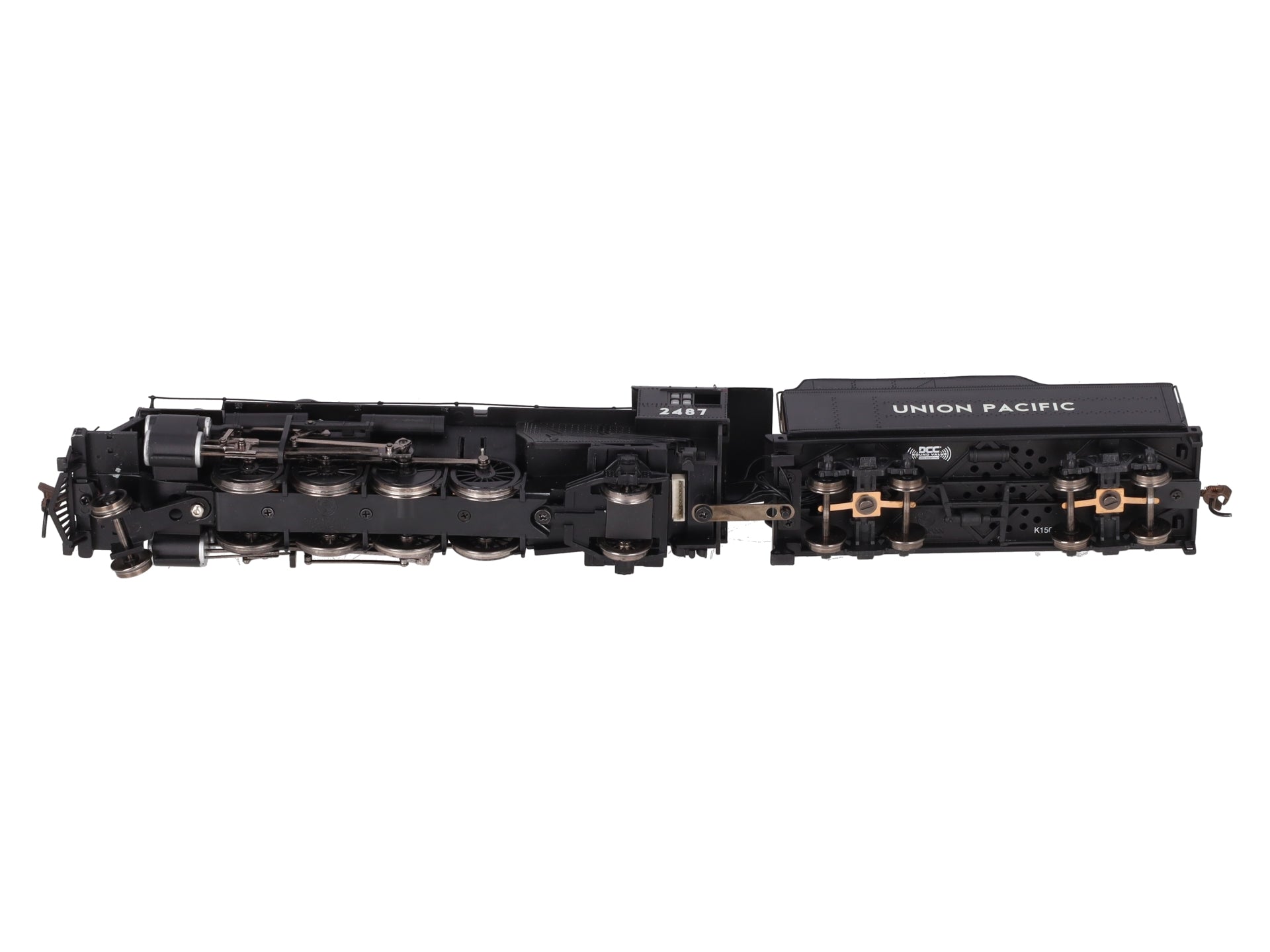 Bachmann 54301 HO UP 2-8-2 Mikado Steam Loco & Med Tender #2487 w Sound & DCC VG