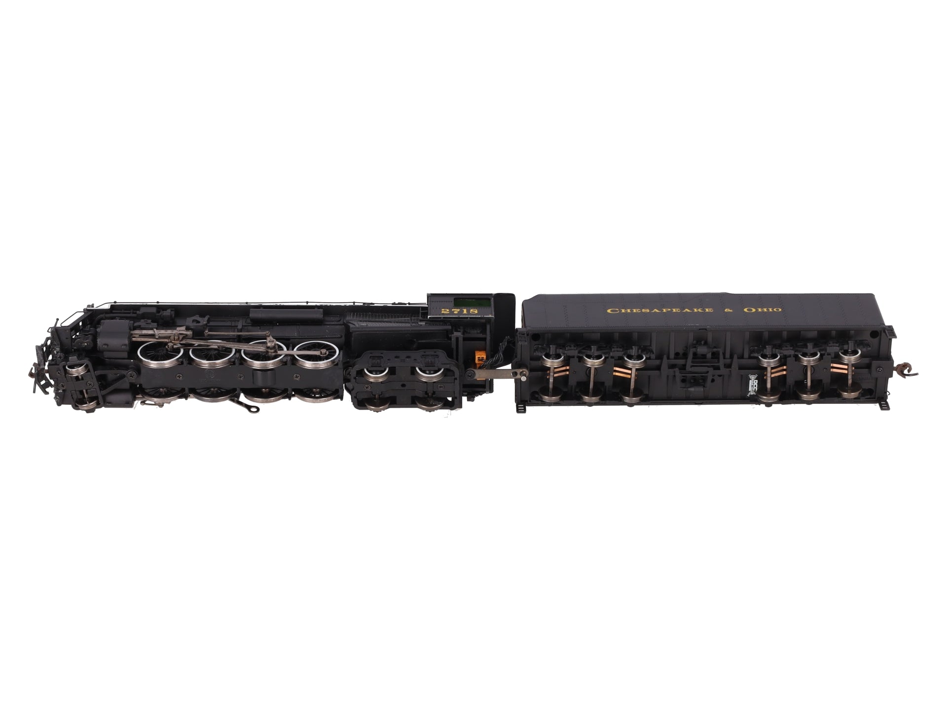 Bachmann 52402 HO Chesapeake & Ohio 2-8-4 Kanawha/Berkshire w/Sound & DCC #2718 VG