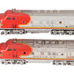 Lionel 2343 Vintage O Gauge Santa Fe F3 AA Diesel Locomotive Set VG