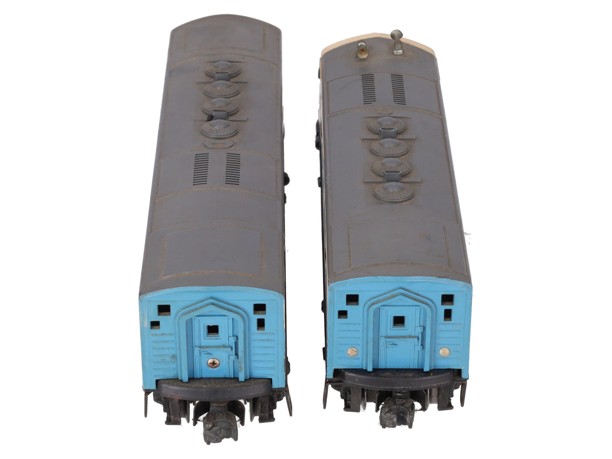 Lionel 2368 Vintage O Baltimore & Ohio F3 AB Diesel Locomotives VG