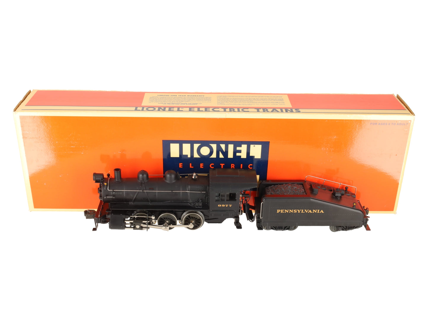 Lionel 6-18000 O Gauge Pennsylvania 0-6-0 B6 Switcher Locomotive & Tender #8977 EX/Box