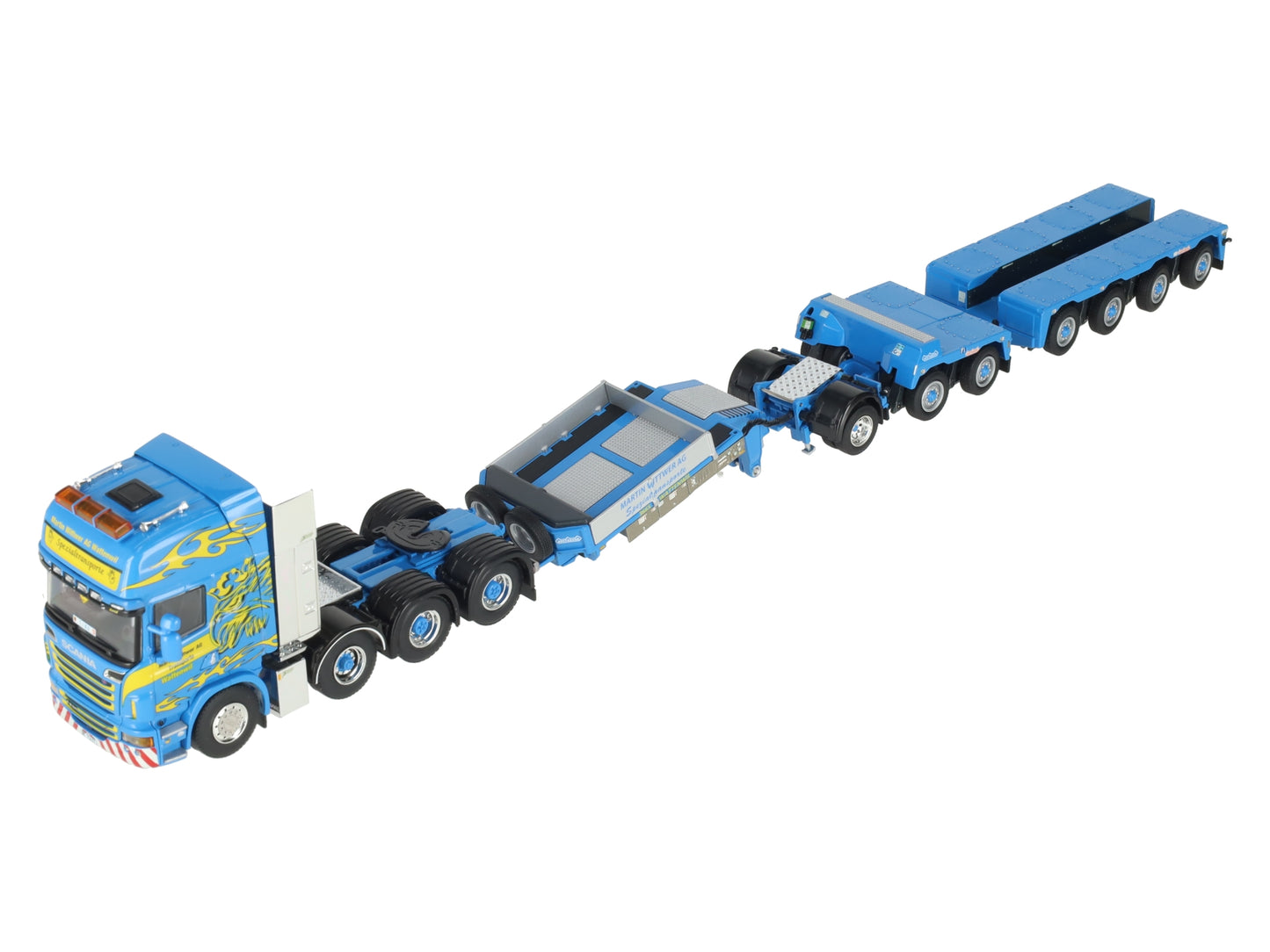 WSI 01-1332 1:50 Die Cast Wittwer Scania R Topline w/Nooteboom PX Low-loader NIB