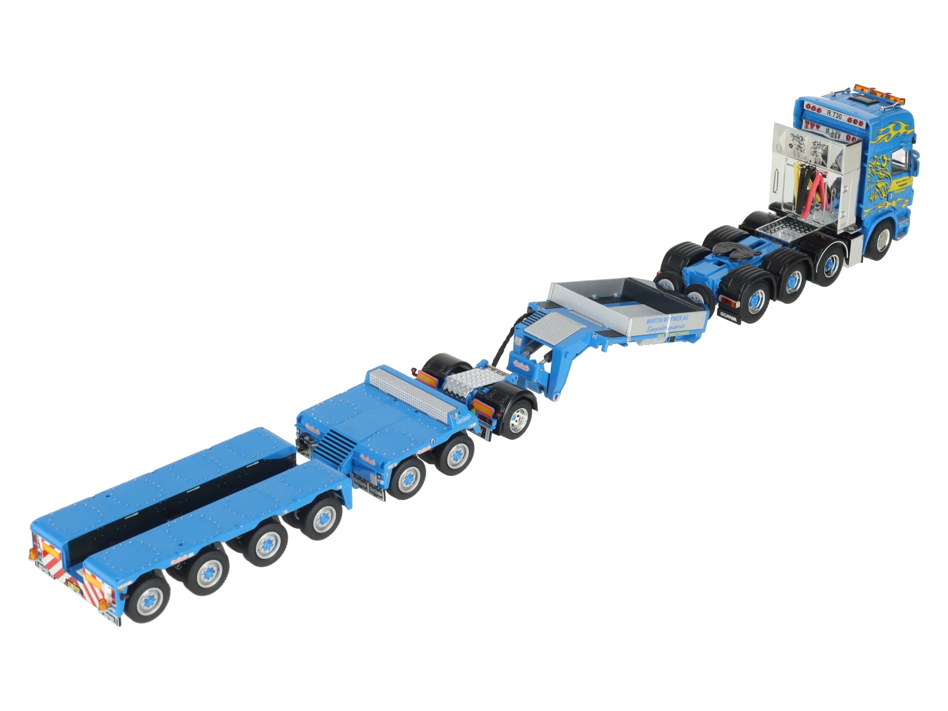 WSI 01-1332 1:50 Die Cast Wittwer Scania R Topline w/Nooteboom PX Low-loader NIB
