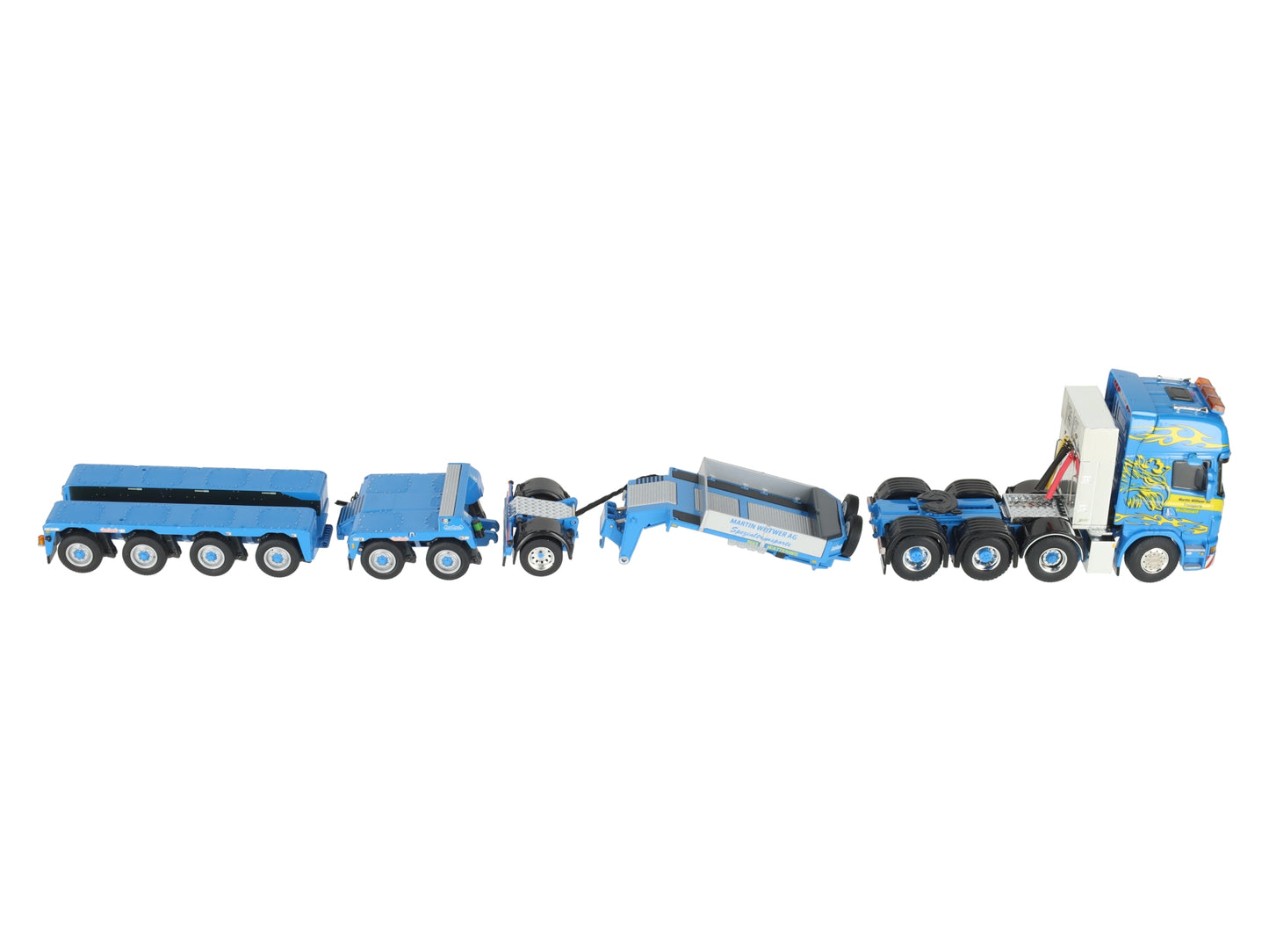 WSI 01-1332 1:50 Die Cast Wittwer Scania R Topline w/Nooteboom PX Low-loader NIB