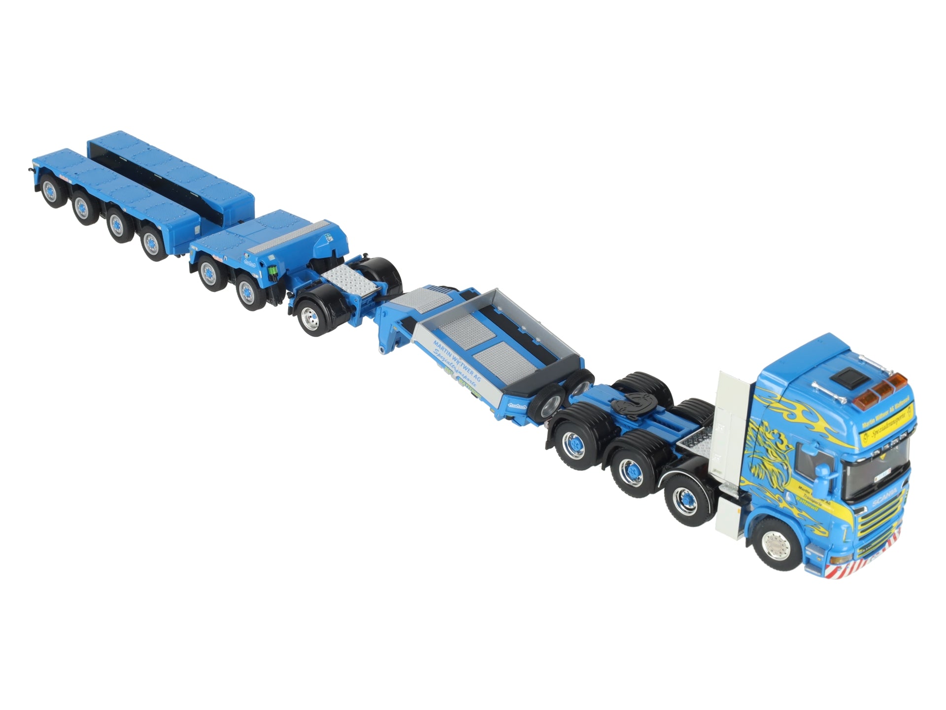 WSI 01-1332 1:50 Die Cast Wittwer Scania R Topline w/Nooteboom PX Low-loader NIB