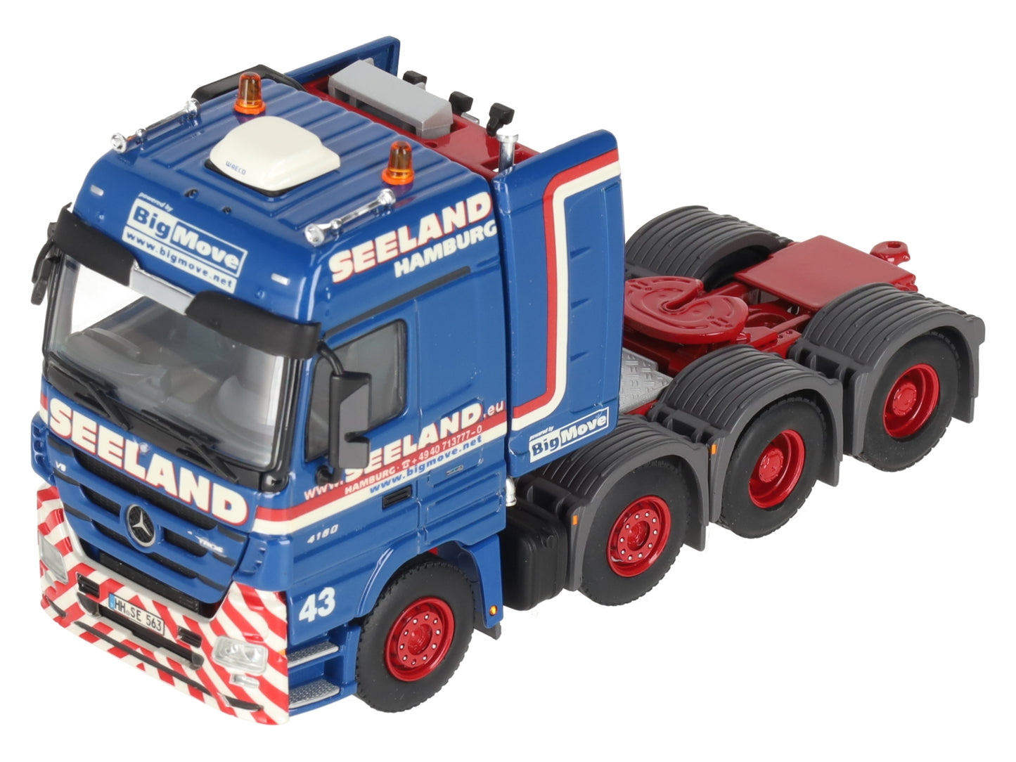 WSI 01-1710 1:50 Scale Seeland - Mercedes-Benz Actros MP3 8x4 Scheuerle Combi NIB