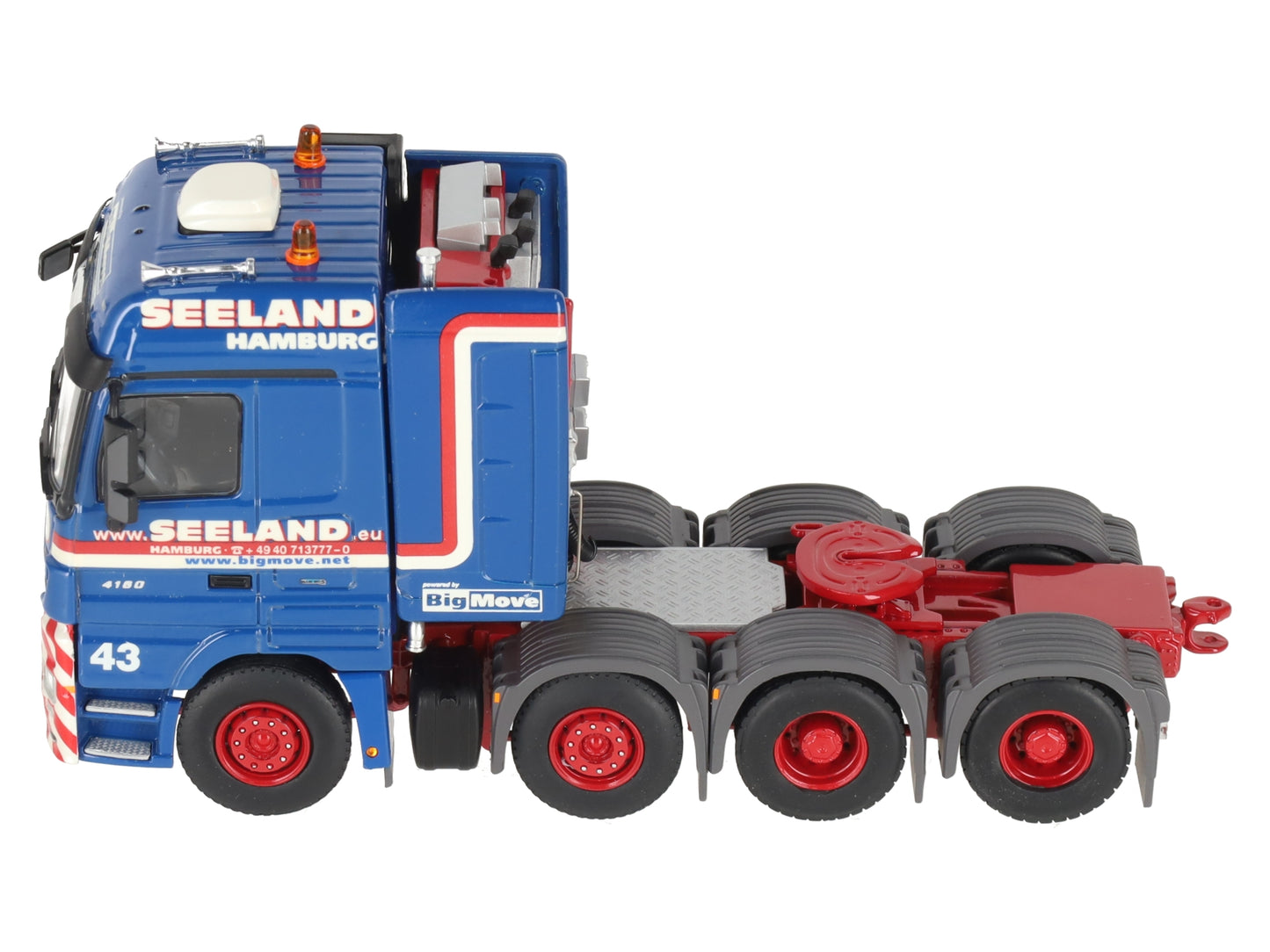 WSI 01-1710 1:50 Scale Seeland - Mercedes-Benz Actros MP3 8x4 Scheuerle Combi NIB
