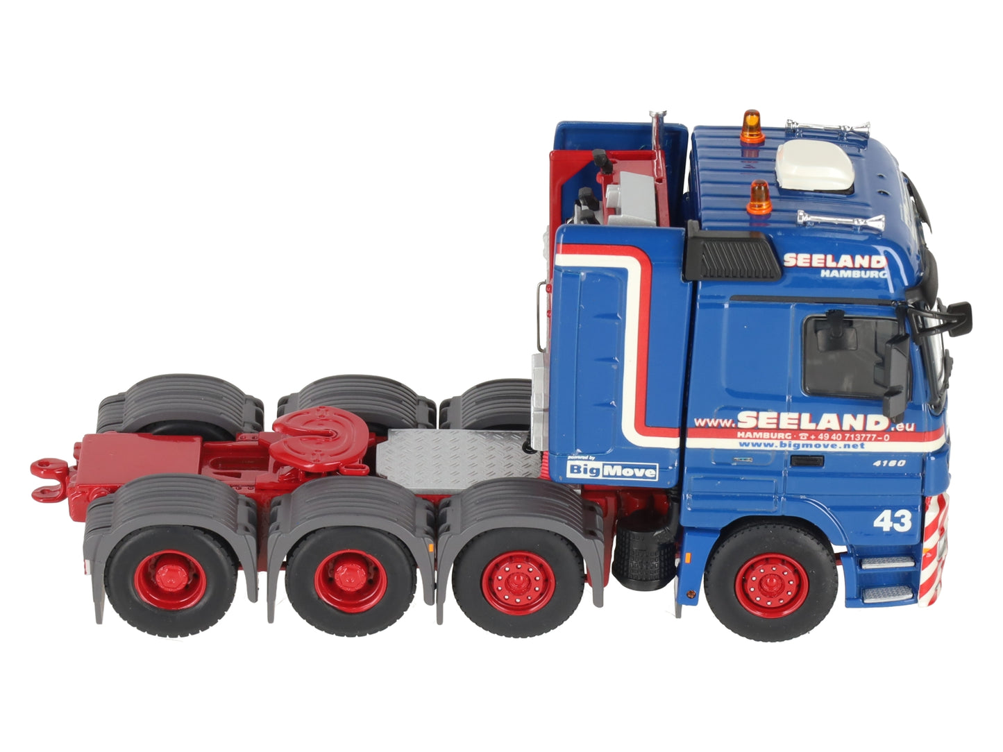 WSI 01-1710 1:50 Scale Seeland - Mercedes-Benz Actros MP3 8x4 Scheuerle Combi NIB