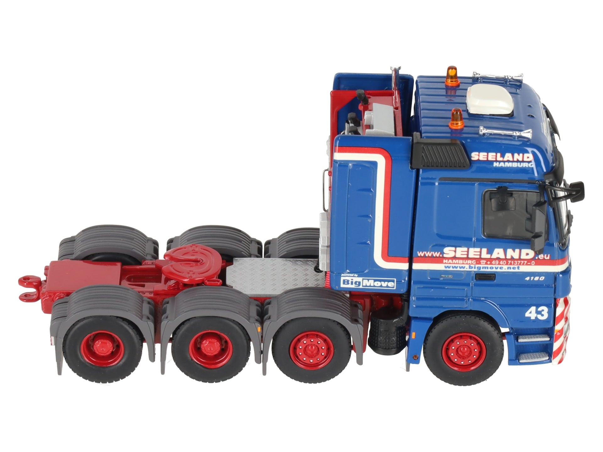 WSI 01-1710 1:50 Scale Seeland - Mercedes-Benz Actros MP3 8x4 Scheuerle Combi NIB