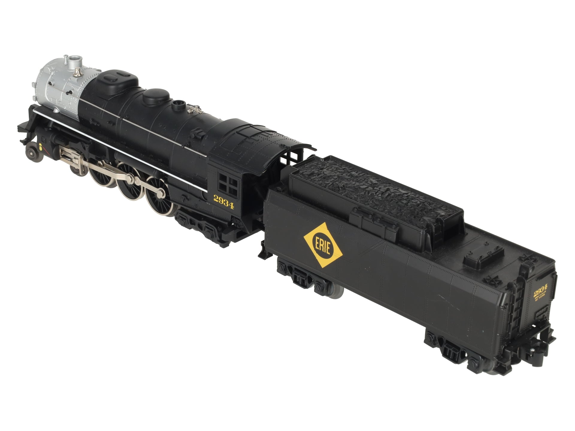 Lionel 6-28067 O Gauge Erie 4-6-2 Steam Engine & Tender #2934 with TMCC EX