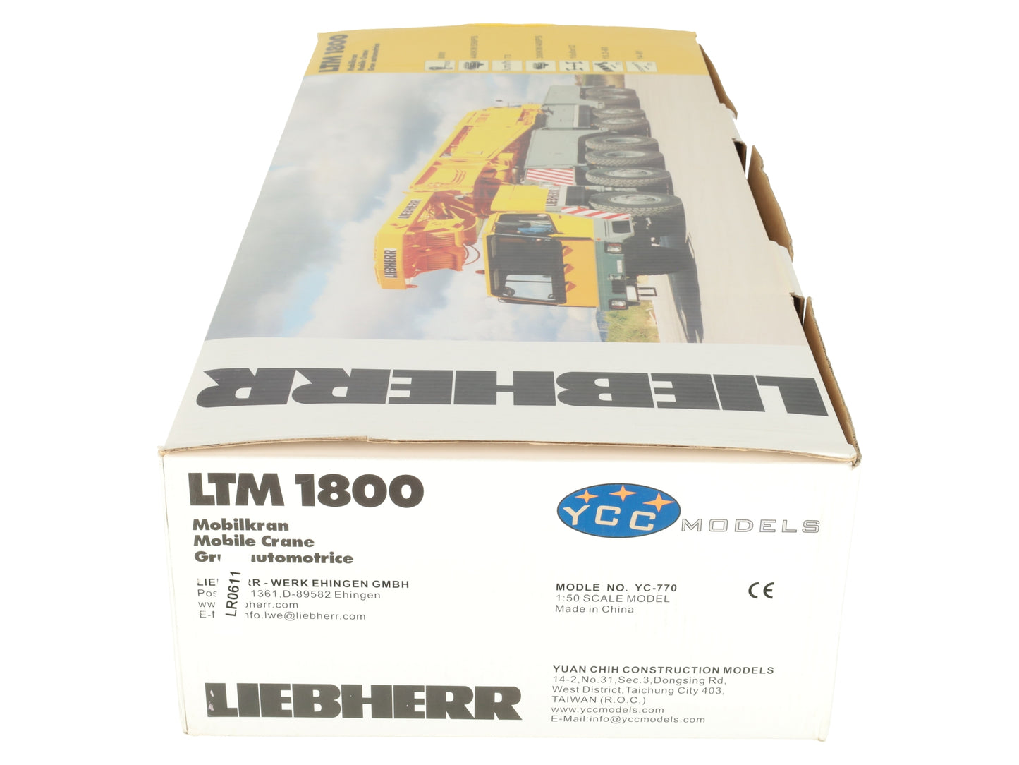 YCC 770 1:50 Liebherr LTM1800 Mobile Crane EX/Box