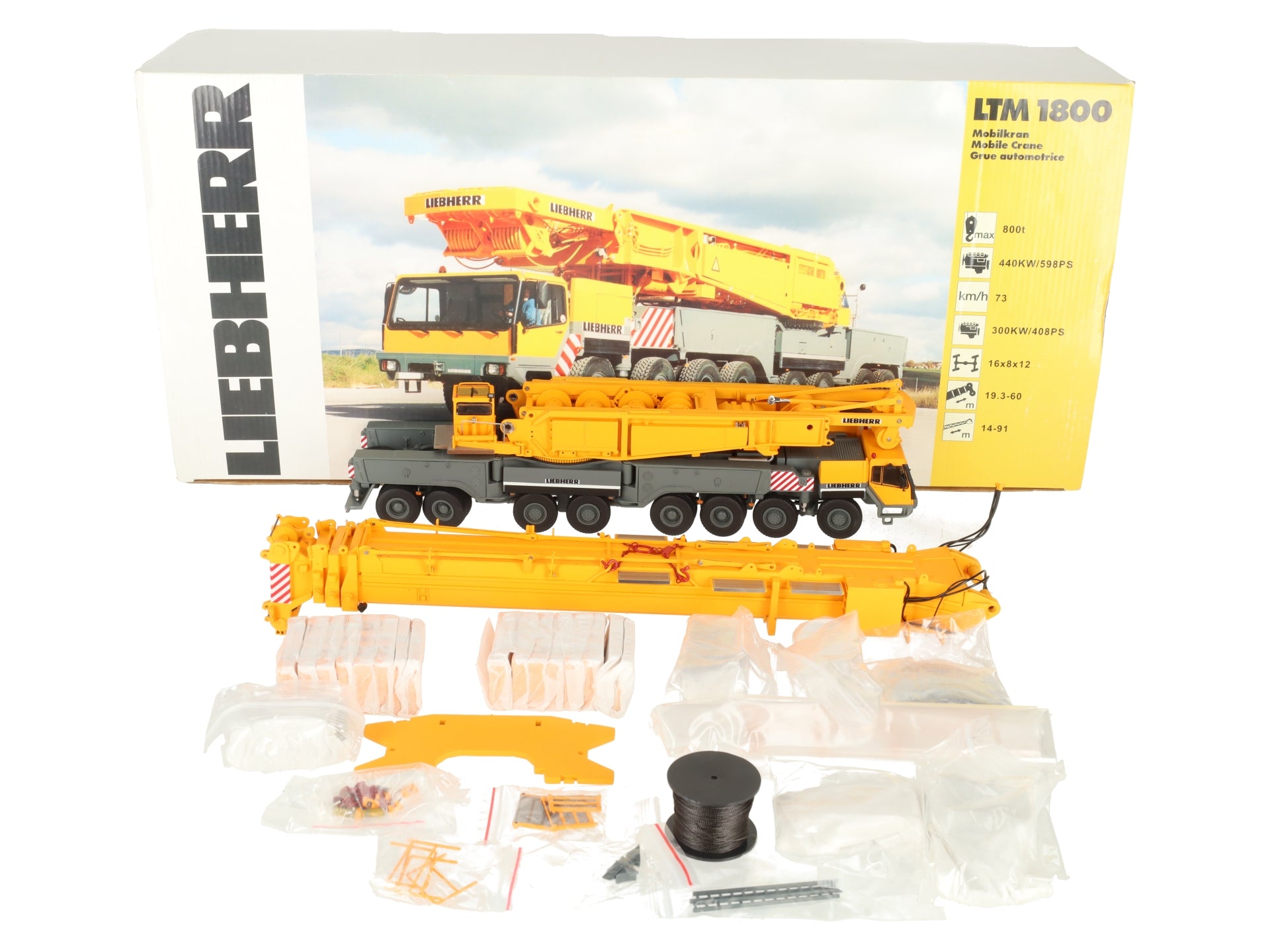 YCC 770 1:50 Liebherr LTM1800 Mobile Crane EX/Box