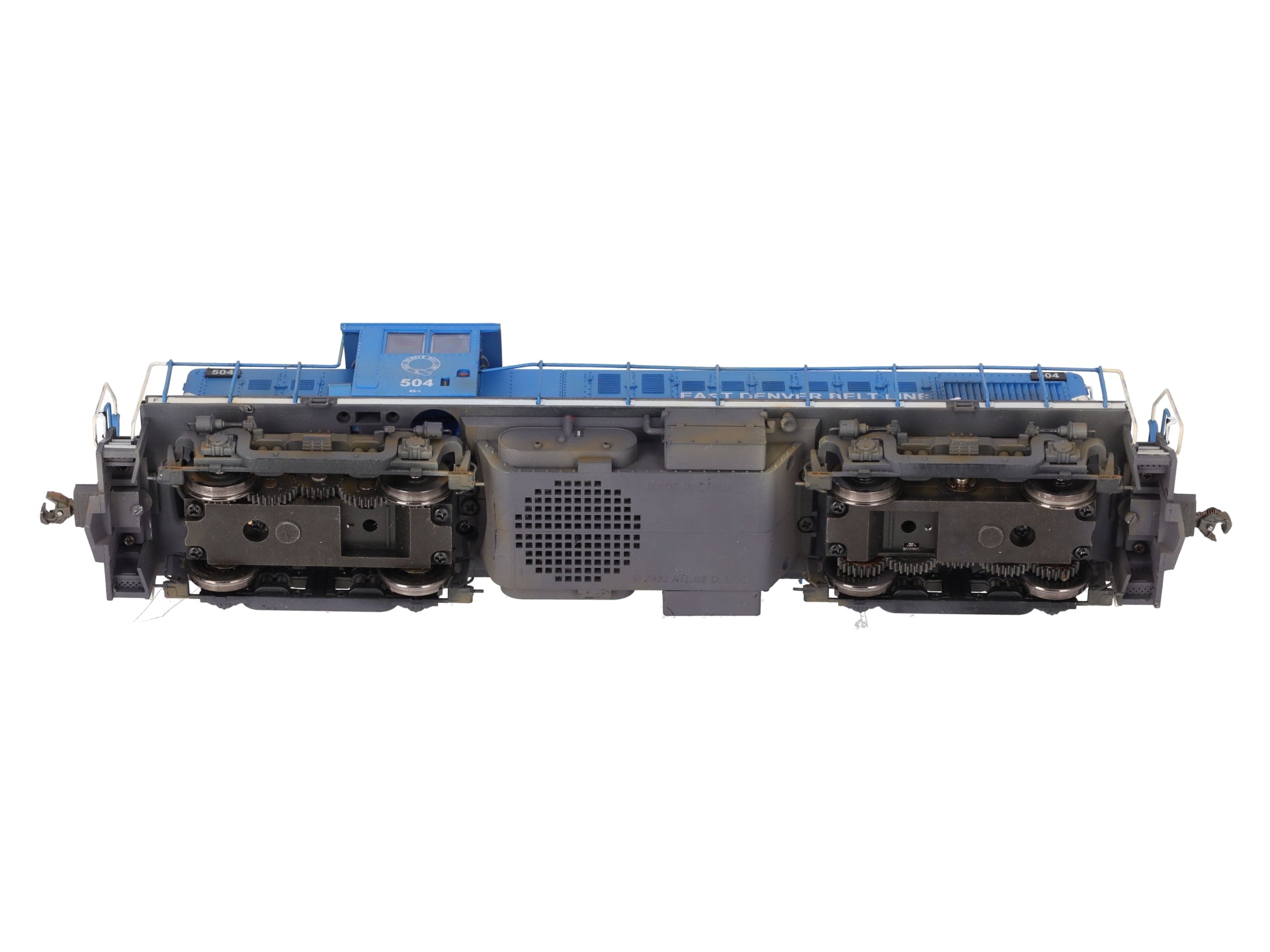 Atlas O Scale EDBL ALCO RS-1 Diesel Locomotive #504 (2-Rail) w/DCC (Custom) EX/Box