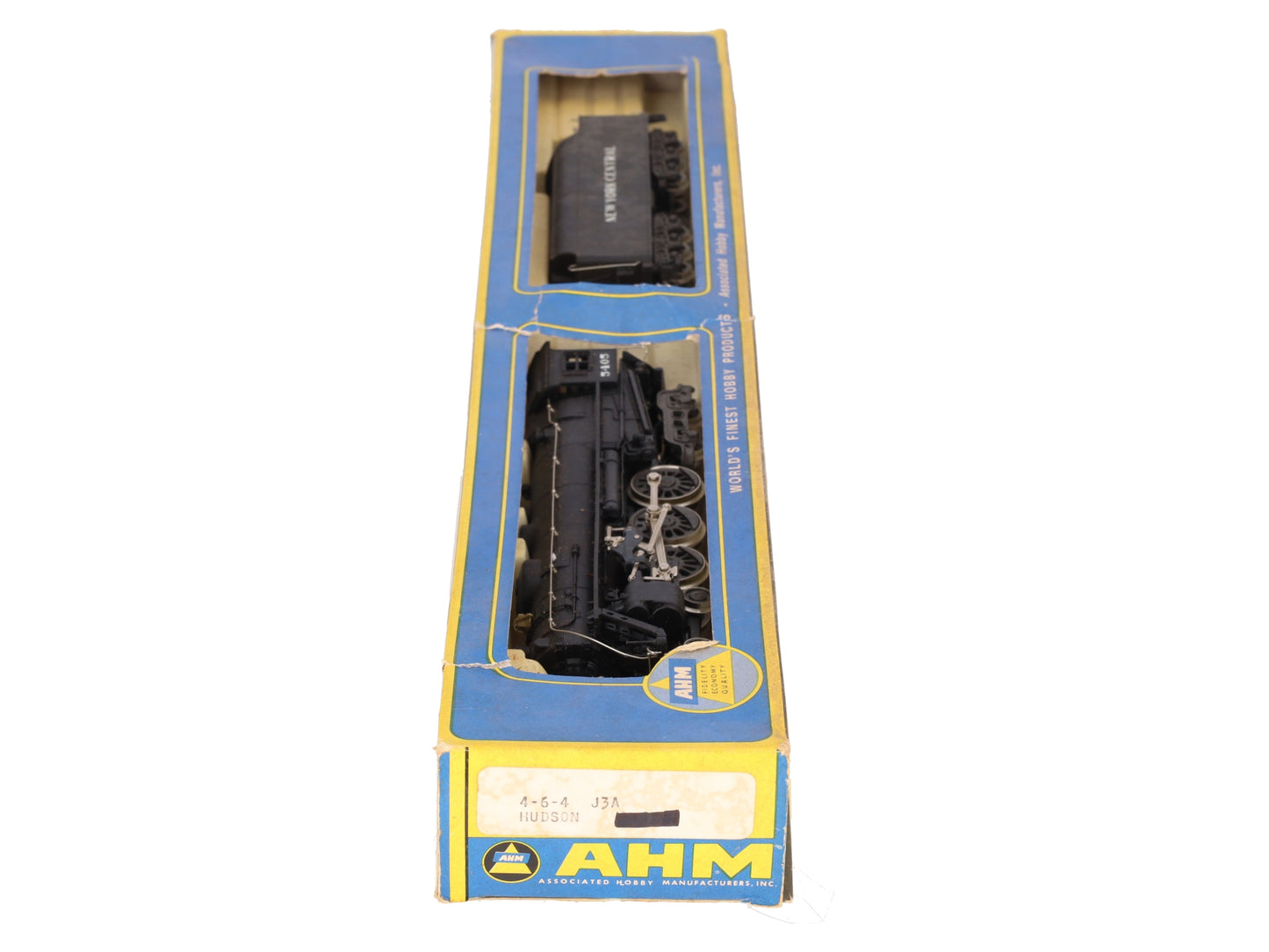 AHM HO New York Central 4-6-4 Hudson J32 Steam Locomotive #5405 EX/Box