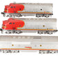 Lionel 2343 Vintage O Santa Fe F3 ABA Diesel Locomotive Set VG