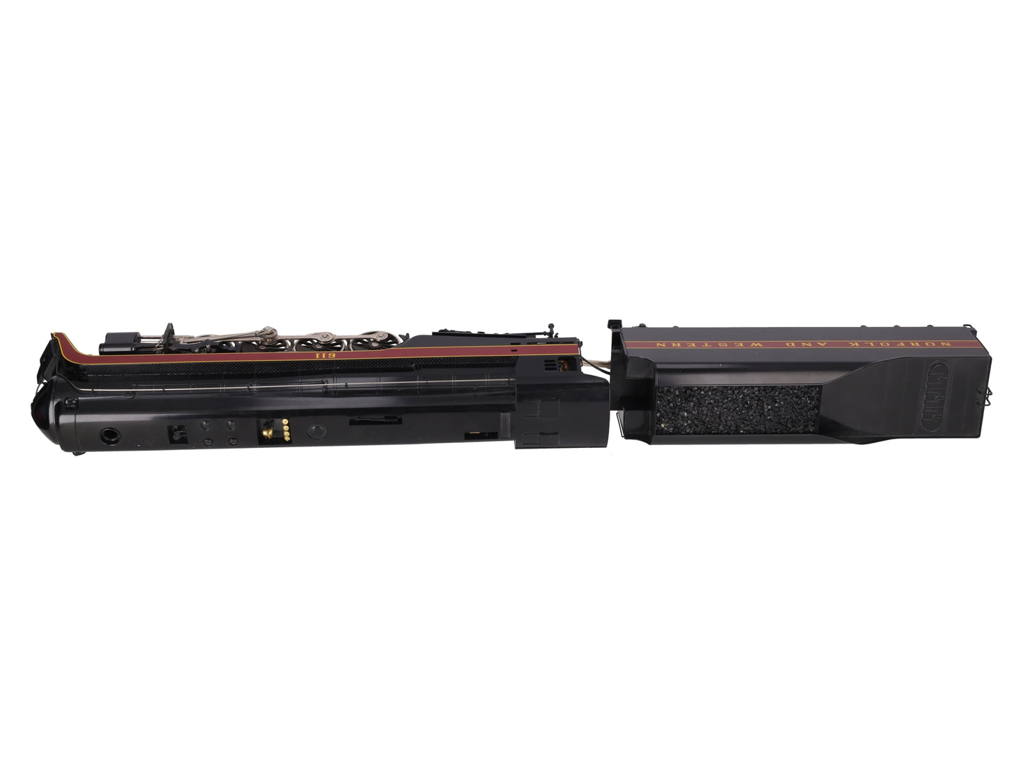 Williams 6601 O Brass Norfolk & Western 4-8-4 Steam Locomotive & Tender - 2 Rail EX/Box