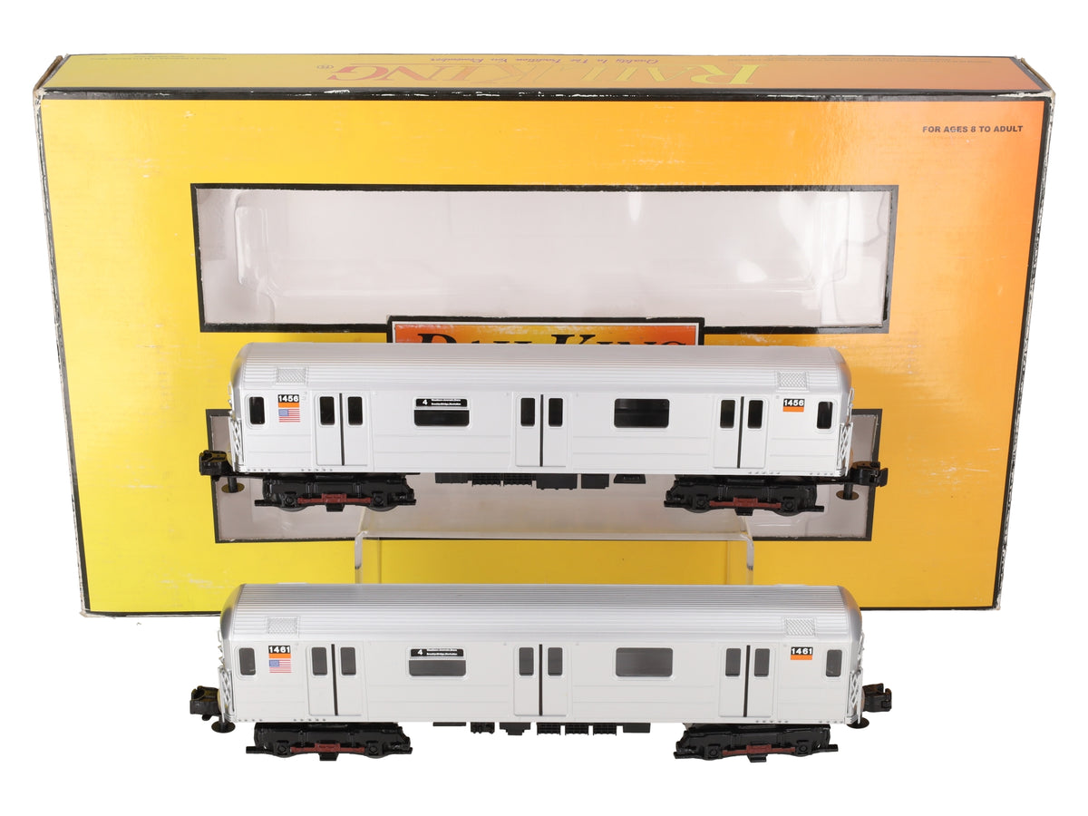 MTH 30-2671-3 O MTA R62 Subway Set Add-On Non-Powered Set (Set of 2)