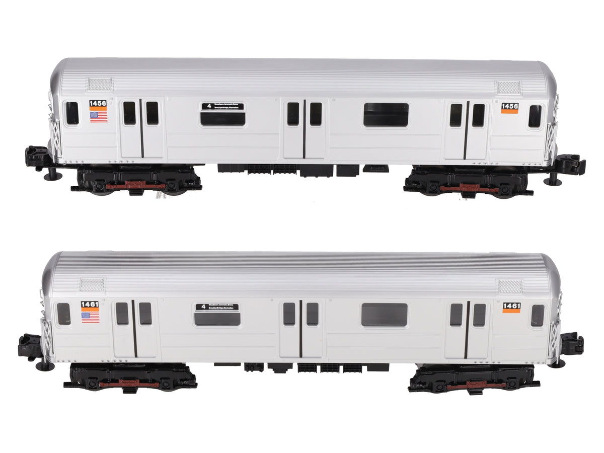 MTH 30-2671-3 O MTA R62 Subway Set Add-On Non-Powered Set (Set of 2)