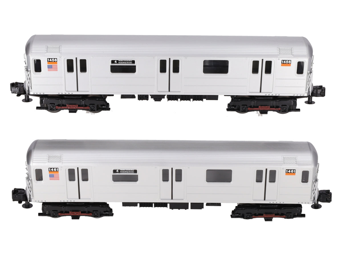 MTH 30-2671-3 O MTA R62 Subway Set Add-On Non-Powered Set (Set of 2)