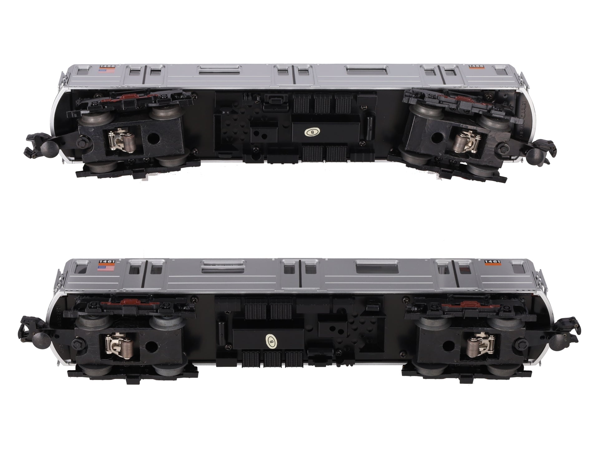 MTH 30-2671-3 O MTA R62 Subway Set Add-On Non-Powered Set (Set of 2) VG/Box