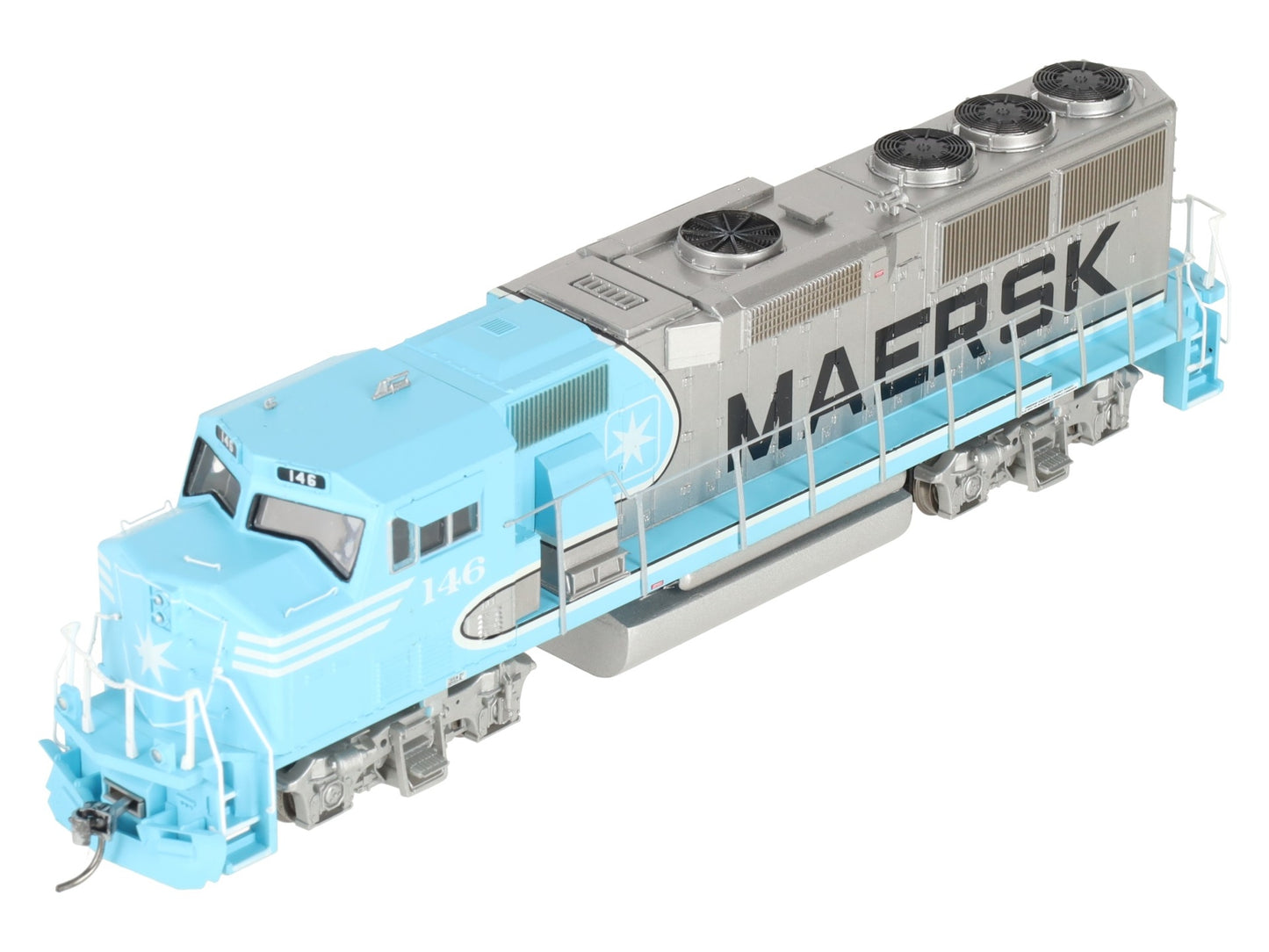 Athearn 91510 HO Scale Maersk GP60M Powered Diesel Locomotive #146 w/ DCC EX/Box