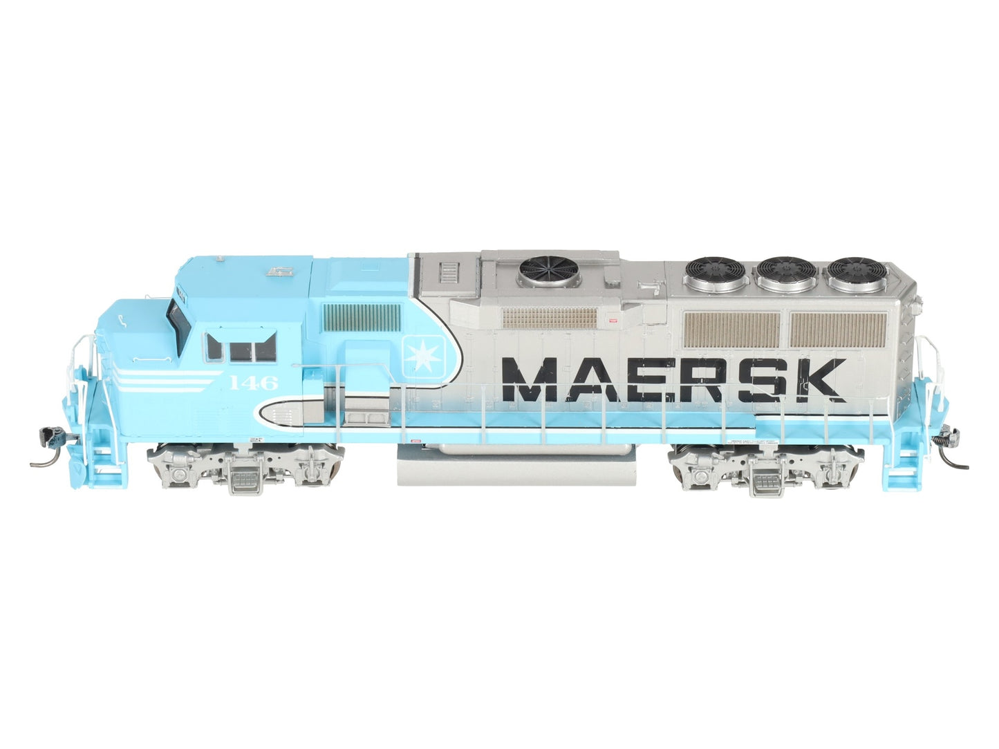 Athearn 91510 HO Scale Maersk GP60M Powered Diesel Locomotive #146 w/ DCC EX/Box