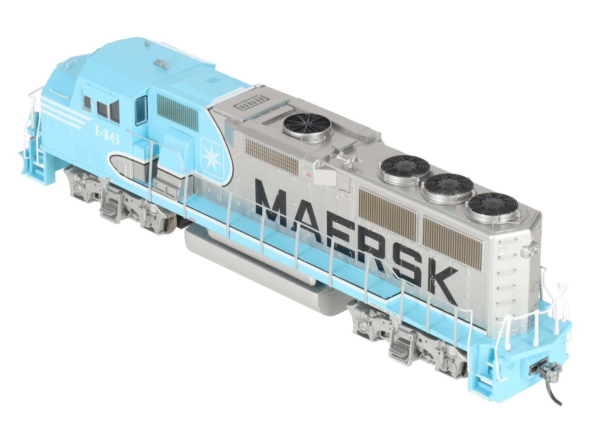 Athearn 91510 HO Scale Maersk GP60M Powered Diesel Locomotive #146 w/ DCC EX/Box