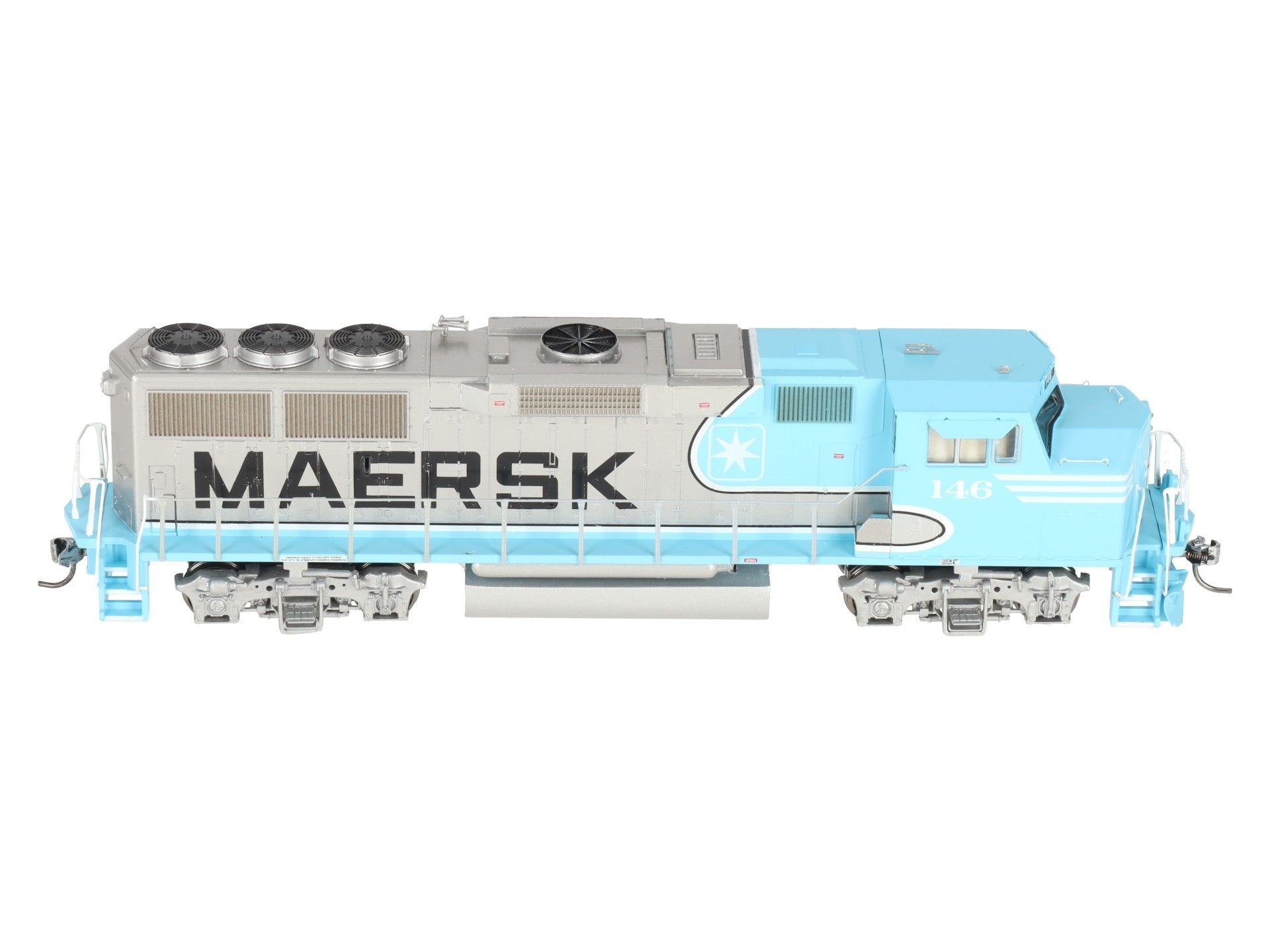 Athearn 91510 HO Scale Maersk GP60M Powered Diesel Locomotive #146 w/ DCC EX/Box