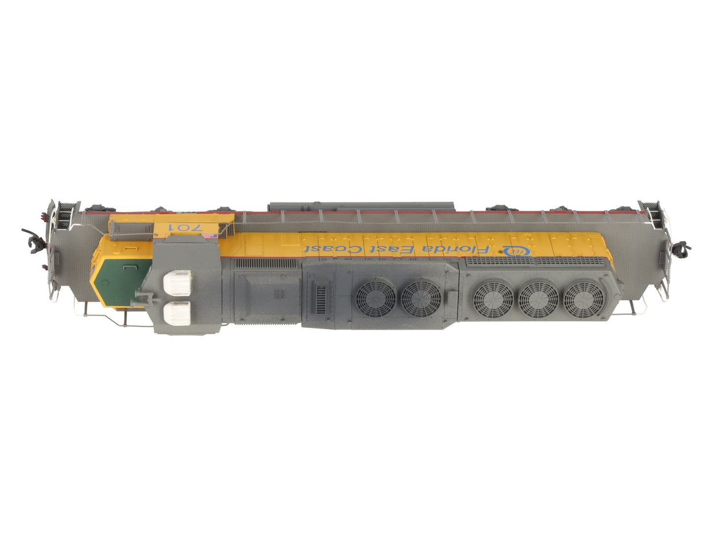Broadway Limited 5008 HO Florida East Coast EMD SD40-2 Low Hood #701 w/ DCC EX/Box