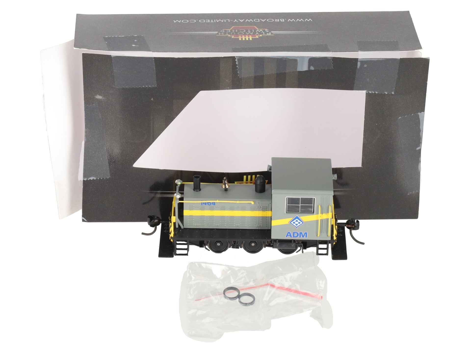 Broadway Limited 6562 HO Scale ADM Grain Plymouth Switcher #1464 w/DCC EX/Box