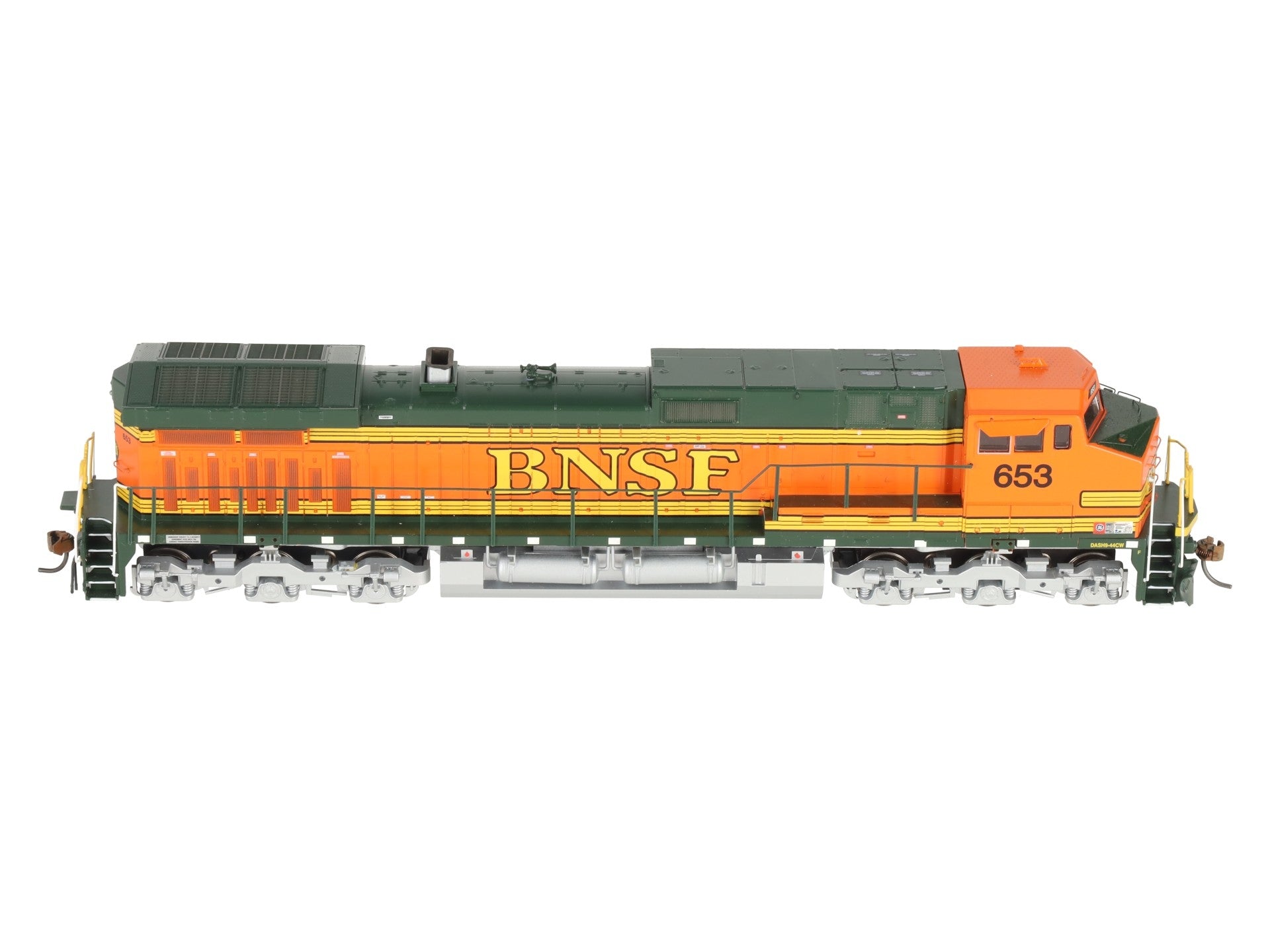 Athearn 78849 HO Scale Burlington Northern Santa Fe Heritage II Dash 9-44CW #653 EX/Box