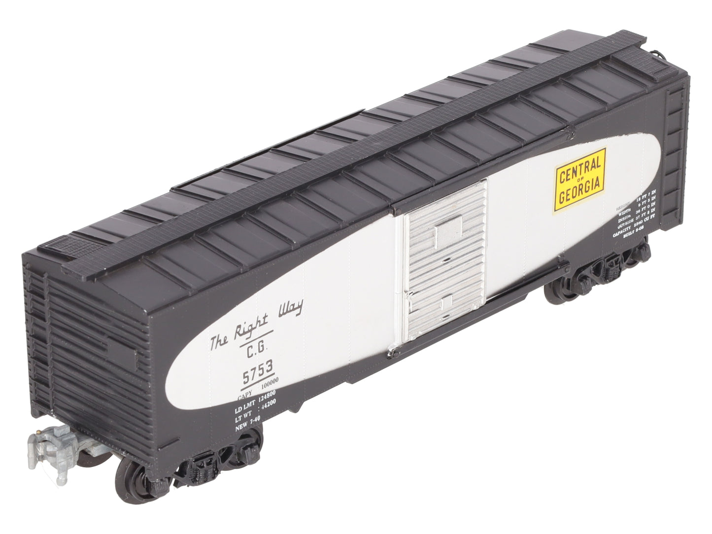 KMT C-9009 O Gauge Central of Georgia Merchandiser Car #5753 VG/Box