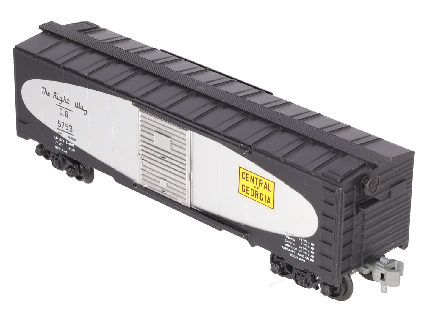 KMT C-9009 O Gauge Central of Georgia Merchandiser Car #5753 VG/Box