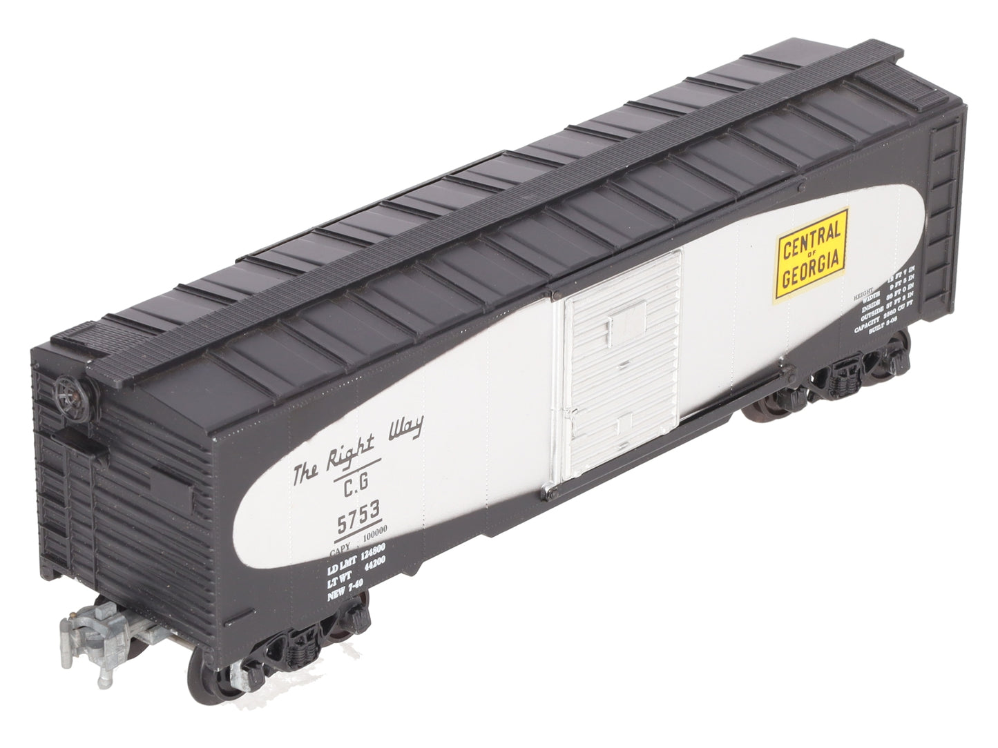 KMT C-9009 O Gauge Central of Georgia Merchandiser Car #5753 VG/Box