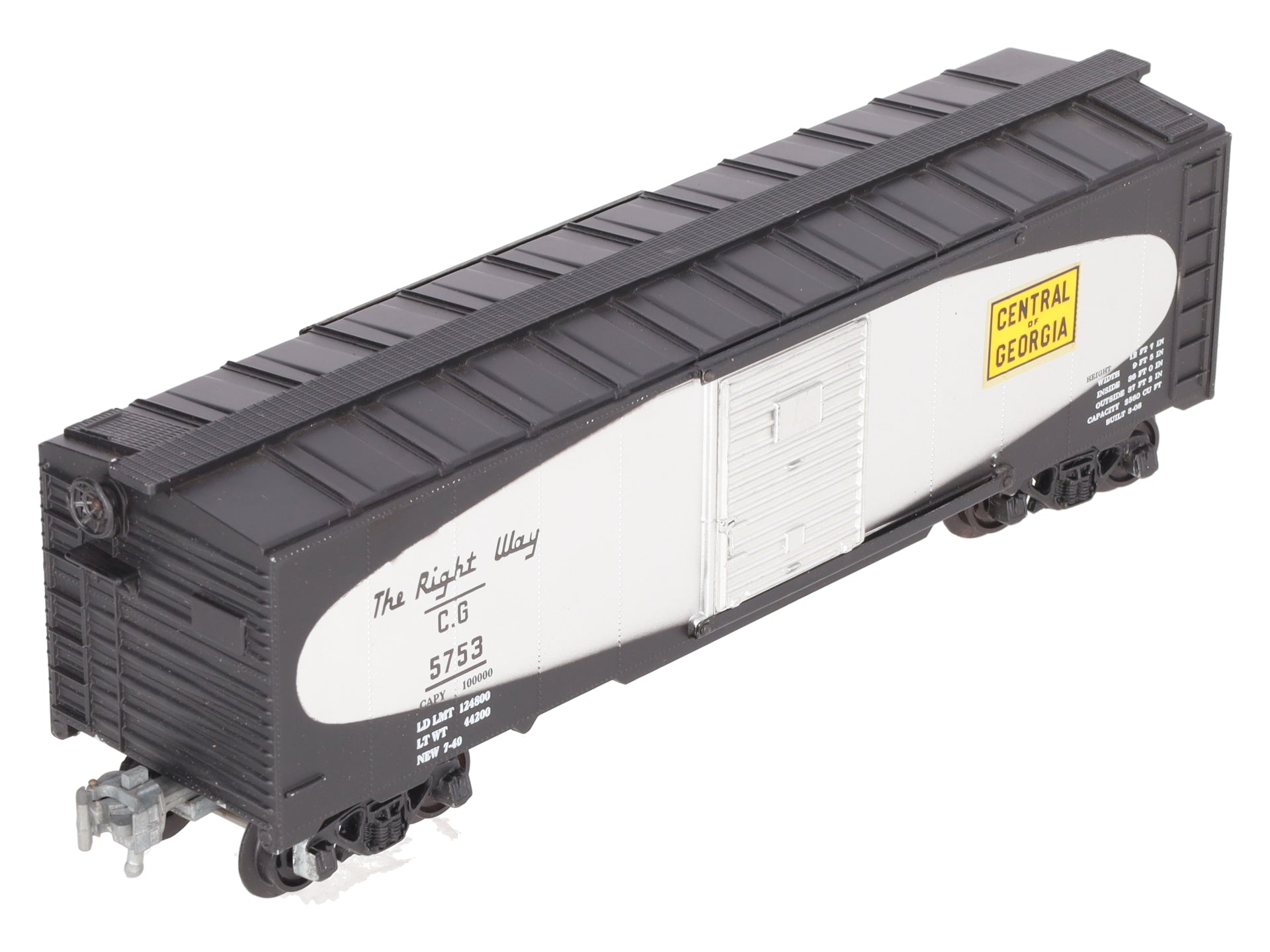 KMT C-9009 O Gauge Central of Georgia Merchandiser Car #5753 VG/Box