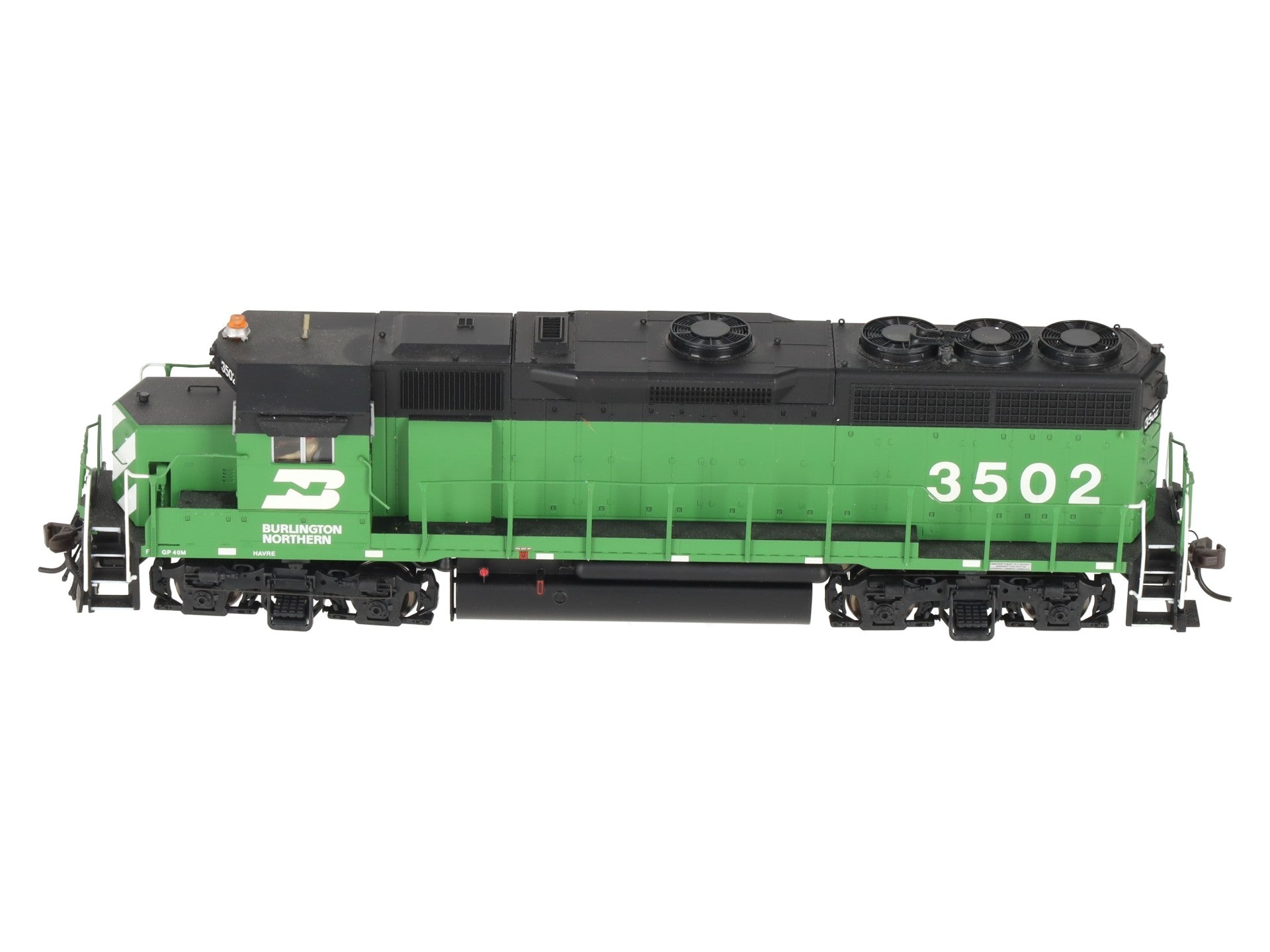 Atlas 9704 HO Scale Burlington Northern GP-40 Diesel Locomotive #3502 w/DCC EX/Box