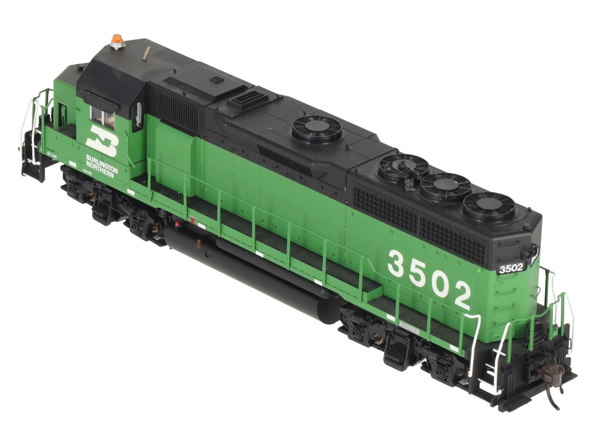 Atlas 9704 HO Scale Burlington Northern GP-40 Diesel Locomotive #3502 w/DCC EX/Box