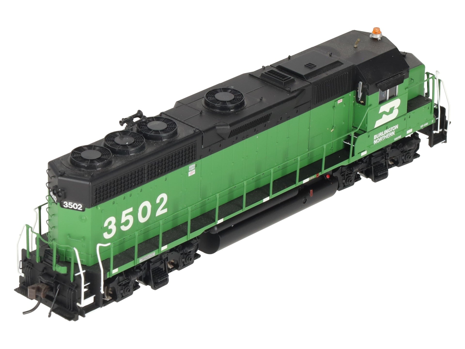 Atlas 9704 HO Scale Burlington Northern GP-40 Diesel Locomotive #3502 w/DCC EX/Box