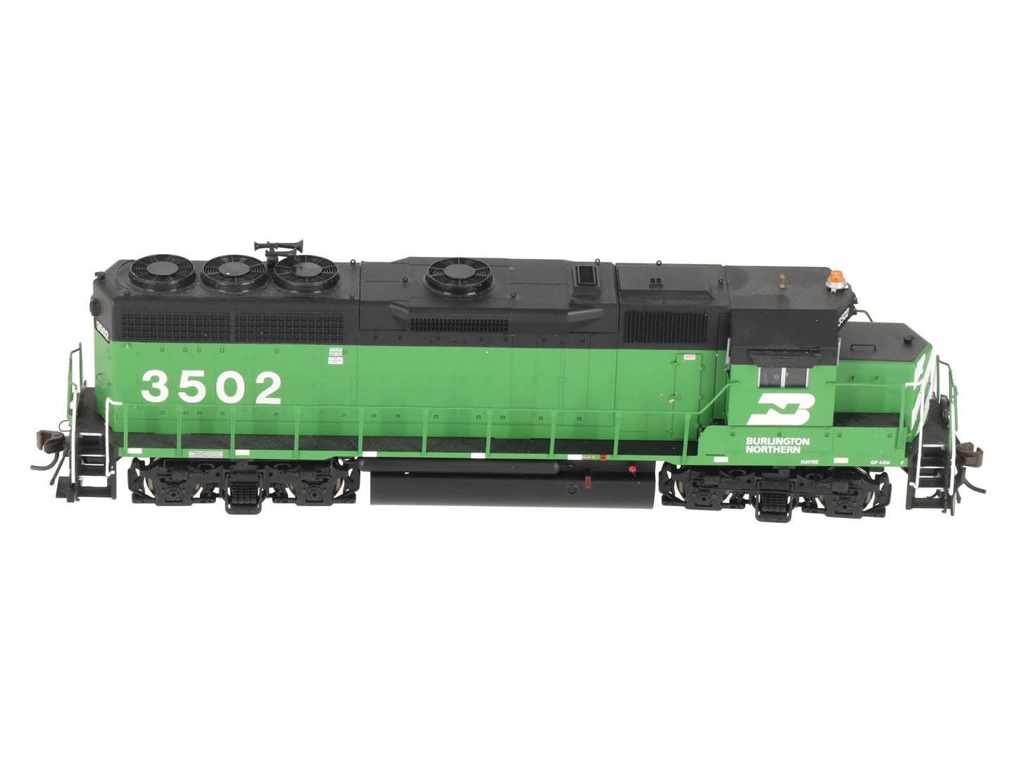 Atlas 9704 HO Scale Burlington Northern GP-40 Diesel Locomotive #3502 w/DCC EX/Box