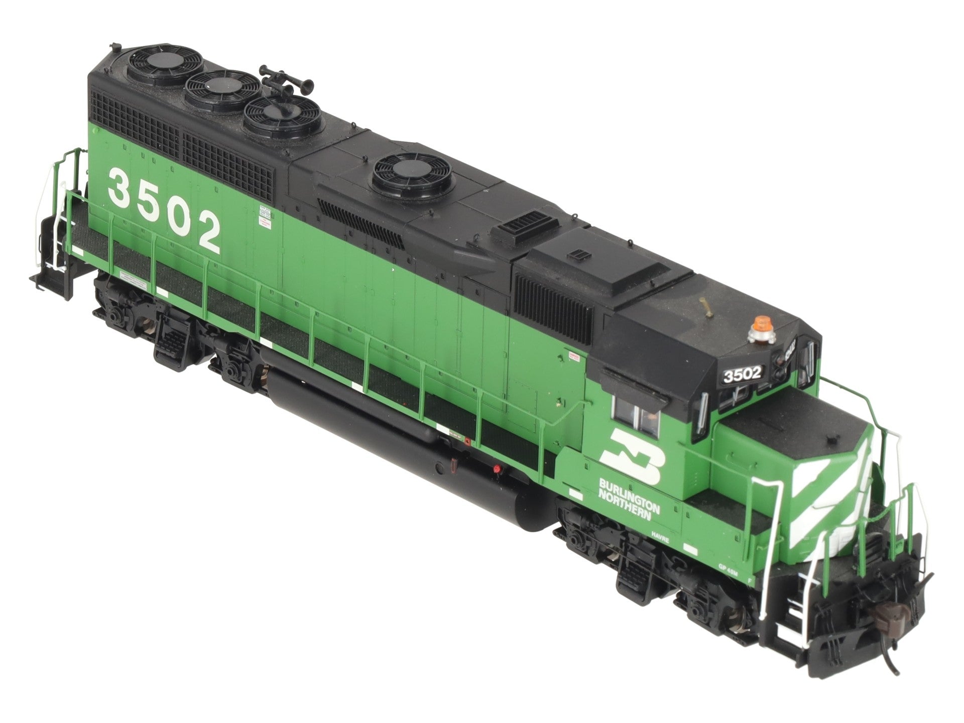 Atlas 9704 HO Scale Burlington Northern GP-40 Diesel Locomotive #3502 w/DCC EX/Box