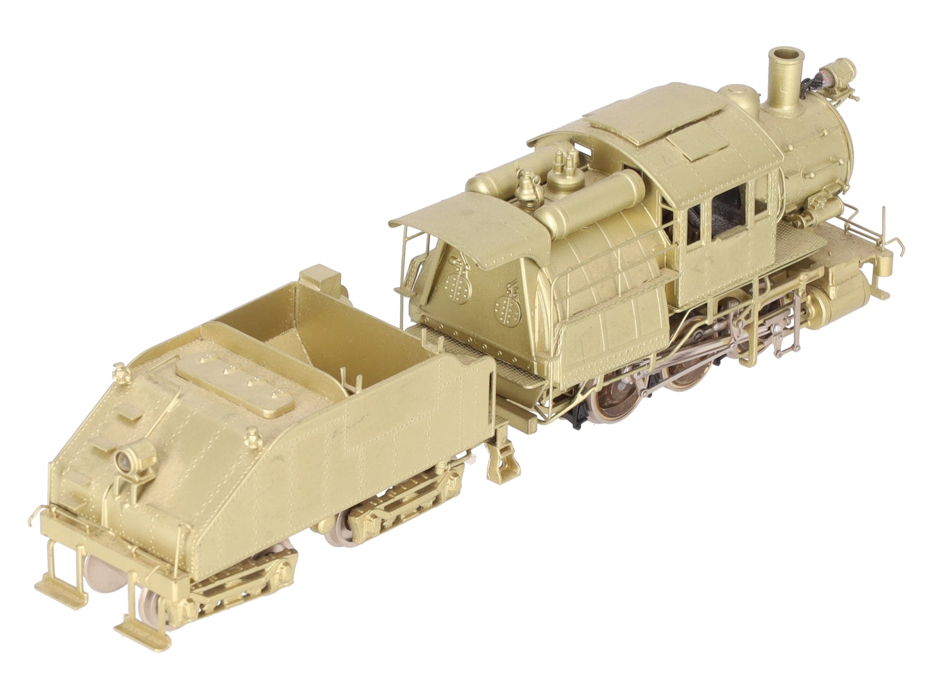 Gem Models KT-105 BRASS HO Scale Reading B8a 0-6-0 Camelback Steam Loco/Tender EX/Box