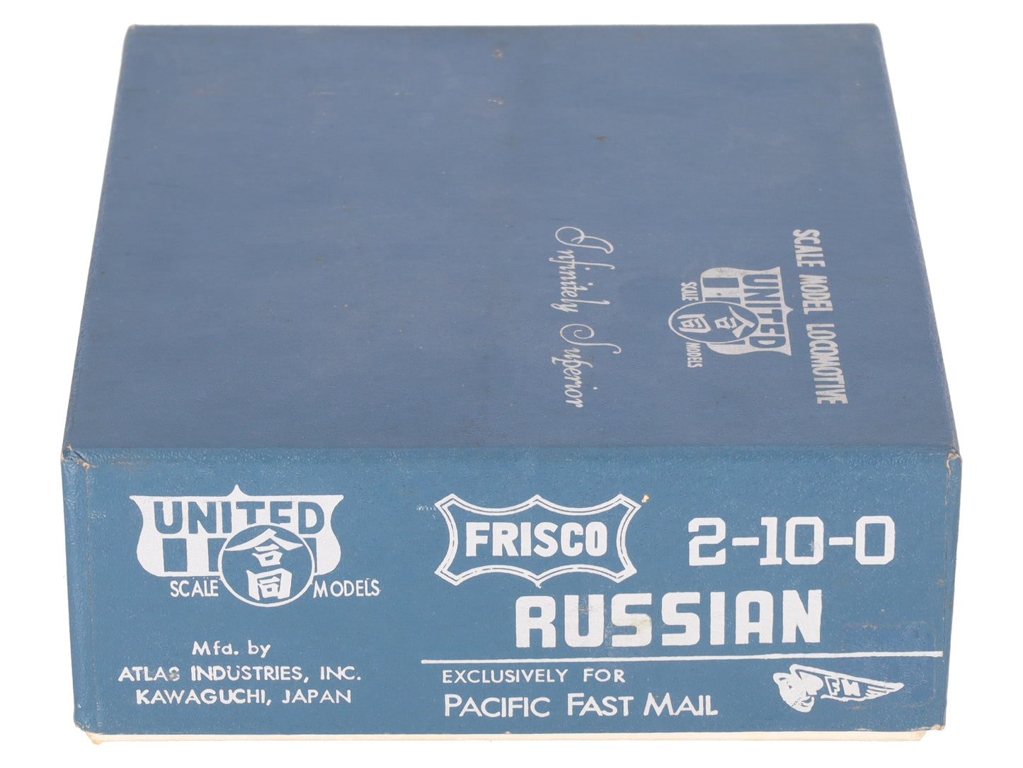 United Models/PFM HO BRASS Frisco 2-10-0 Russian Steam Locomotive & Tender VG/Box