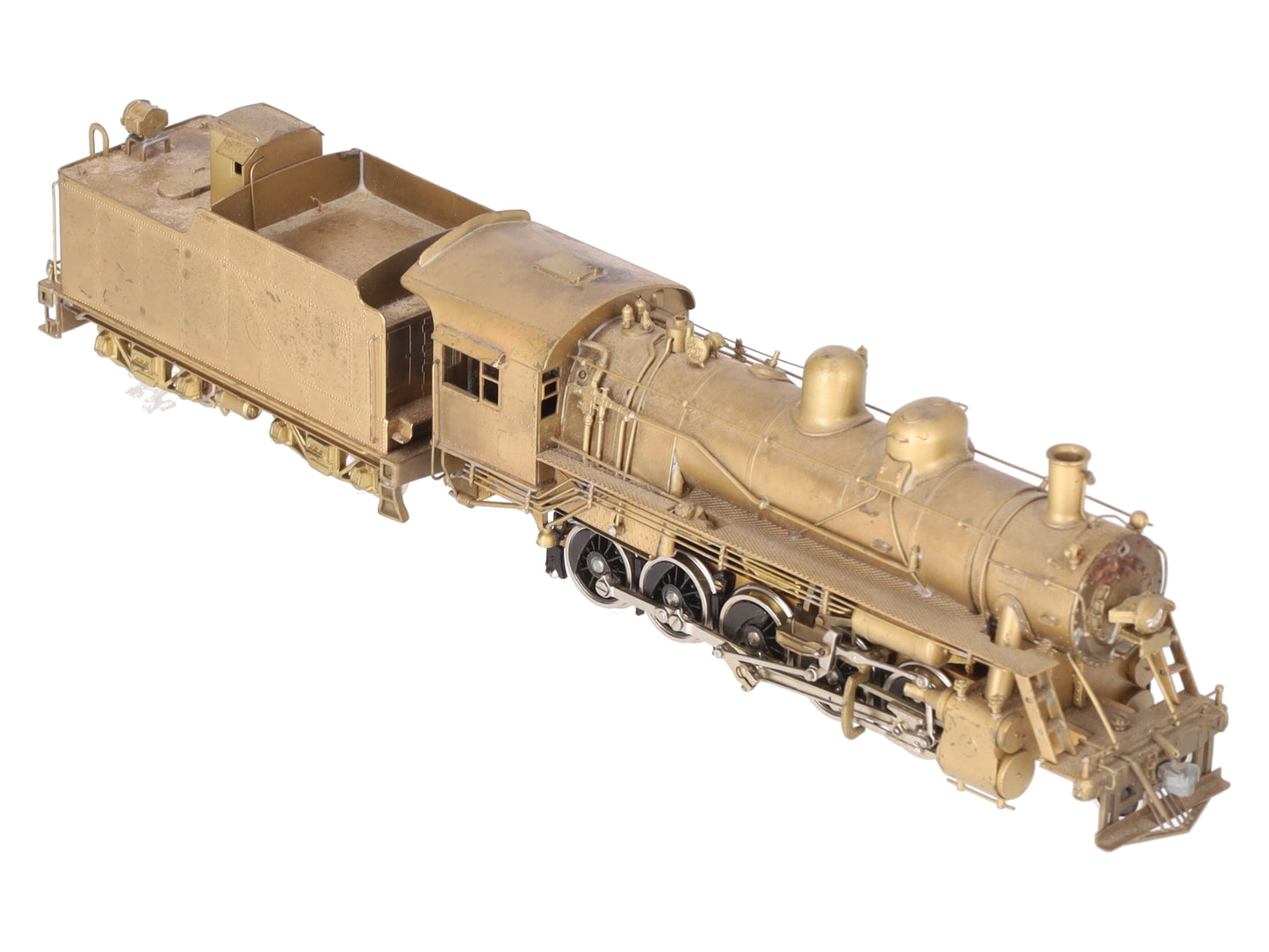 United Models/PFM HO BRASS Frisco 2-10-0 Russian Steam Locomotive & Tender VG/Box