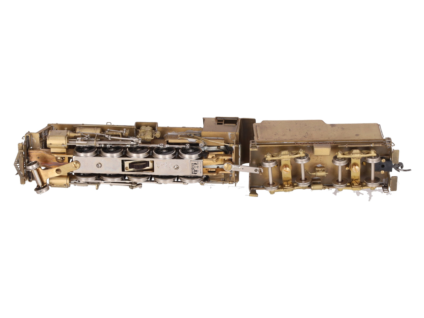 United Models/PFM HO BRASS Frisco 2-10-0 Russian Steam Locomotive & Tender VG/Box