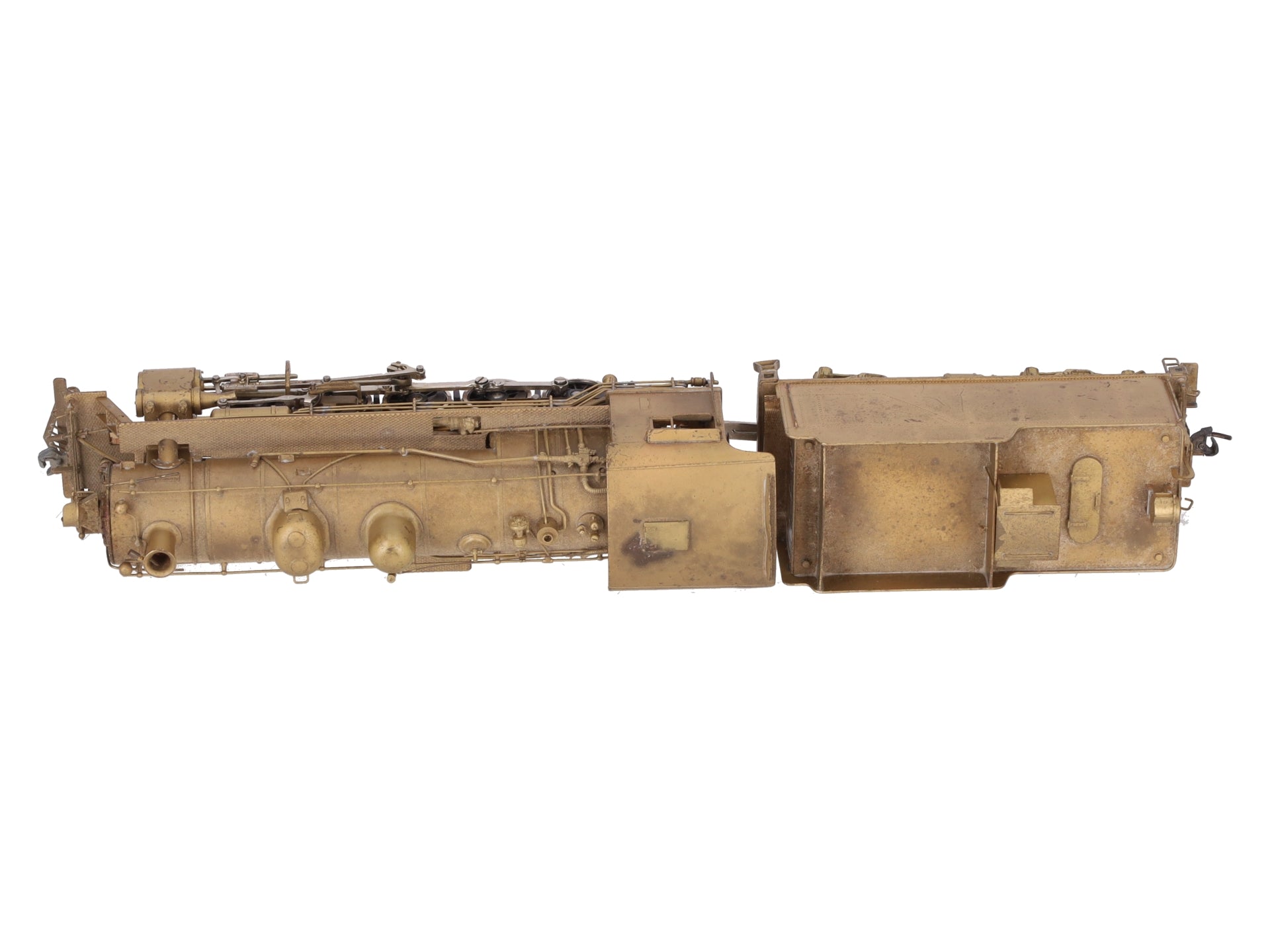 United Models/PFM HO BRASS Frisco 2-10-0 Russian Steam Locomotive & Tender VG/Box