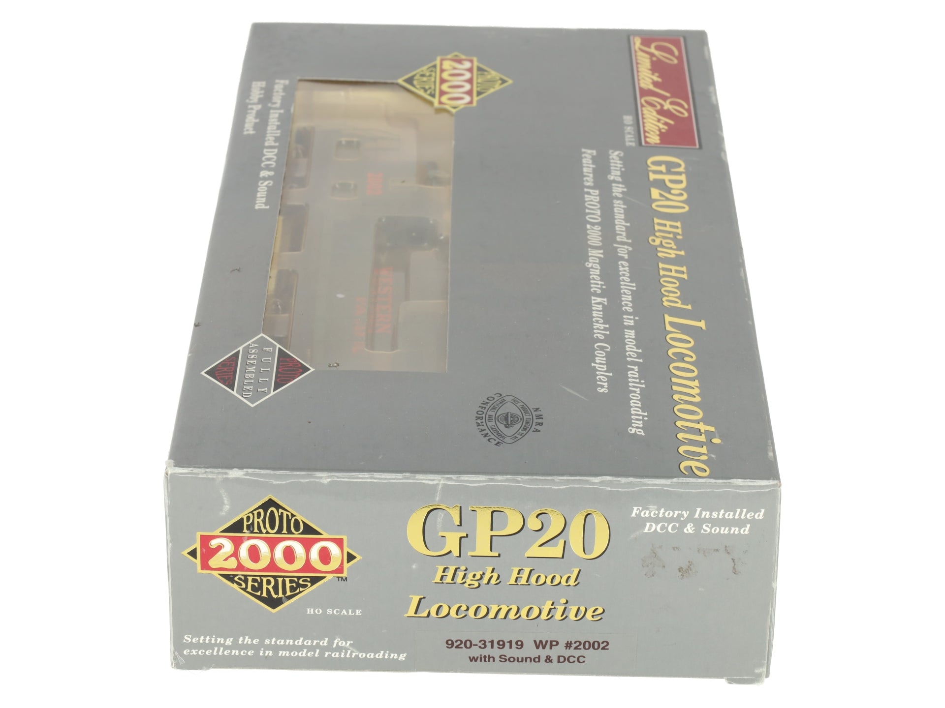 Proto 2000 920-31919 HO WP EMD GP20 High Hood #2002 w/DCC, Sound Diesel Loco EX/Box