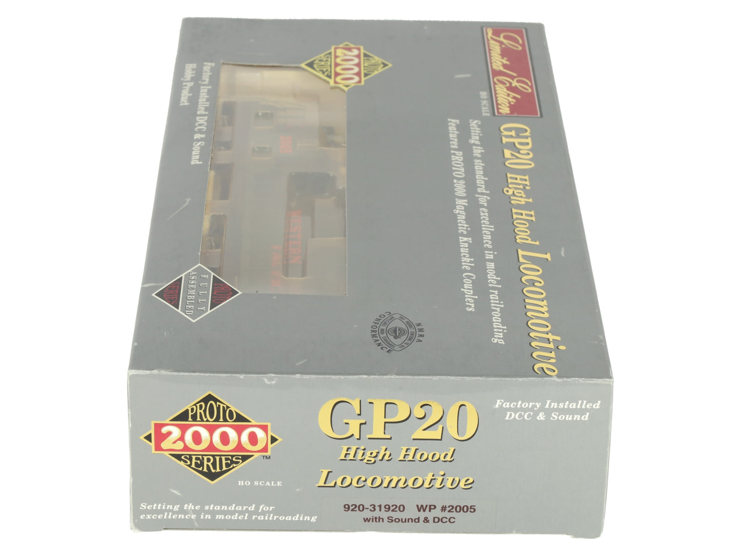 Proto 2000 920-31920 HO Western Pacific EMD GP20 #2005 w/DCC, Sound Diesel Loco EX/Box