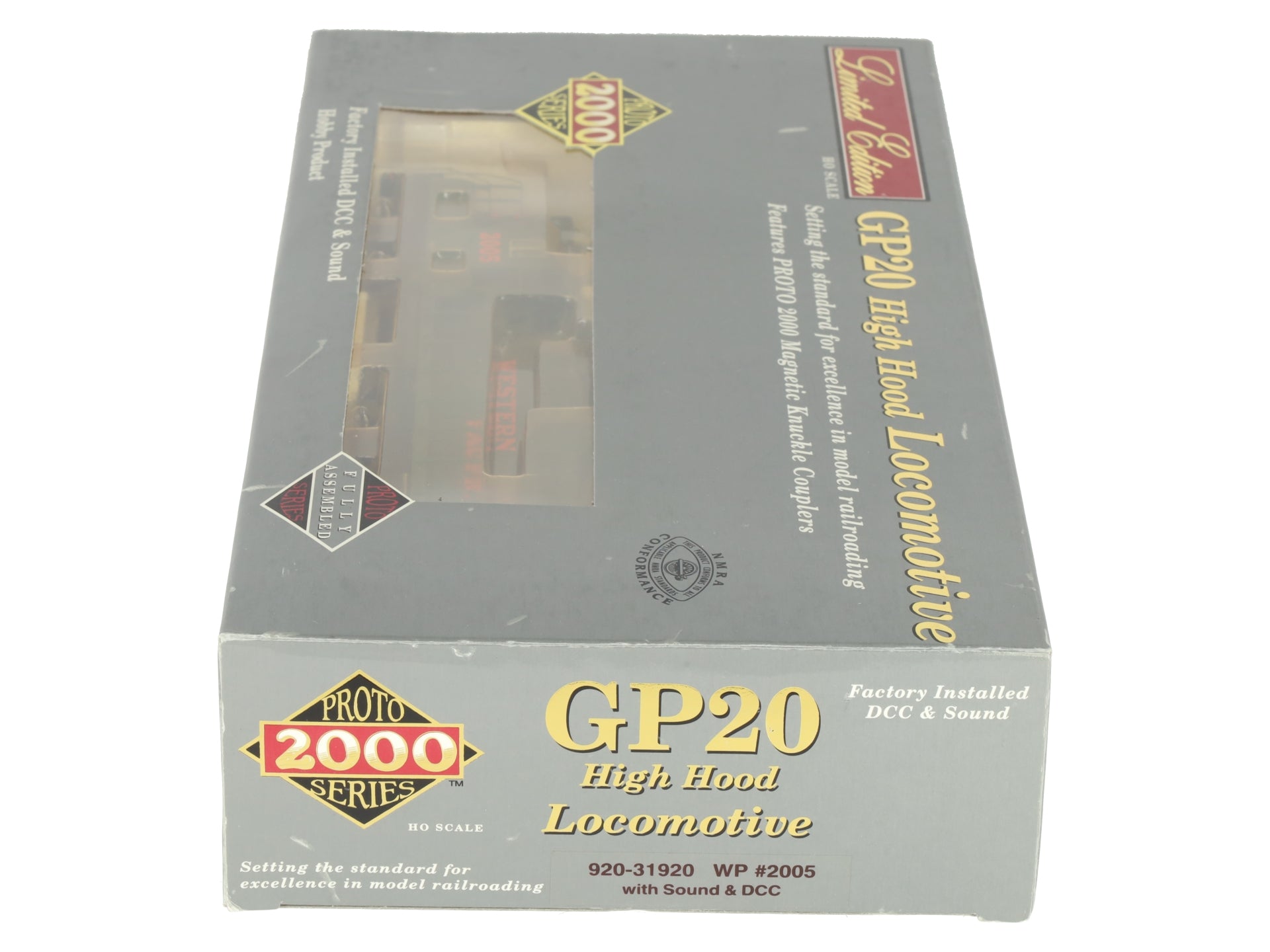 Proto 2000 920-31920 HO Western Pacific EMD GP20 #2005 w/DCC, Sound Diesel Loco EX/Box