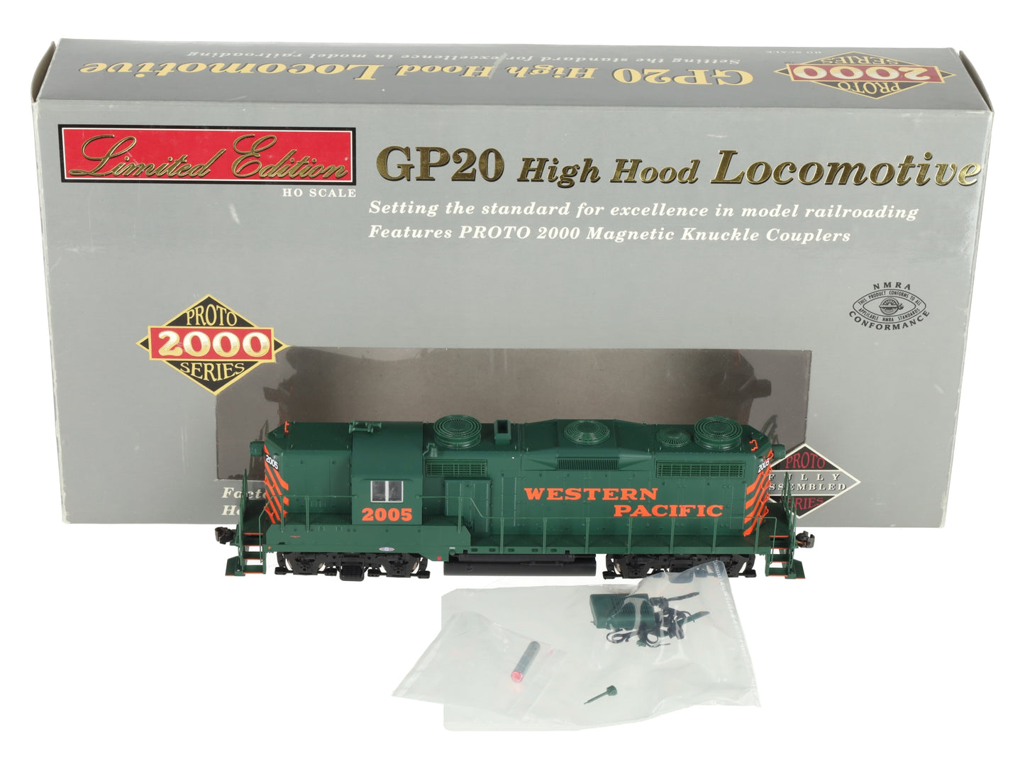 Proto 2000 920-31920 HO Western Pacific EMD GP20 #2005 w/DCC, Sound Diesel Loco EX/Box