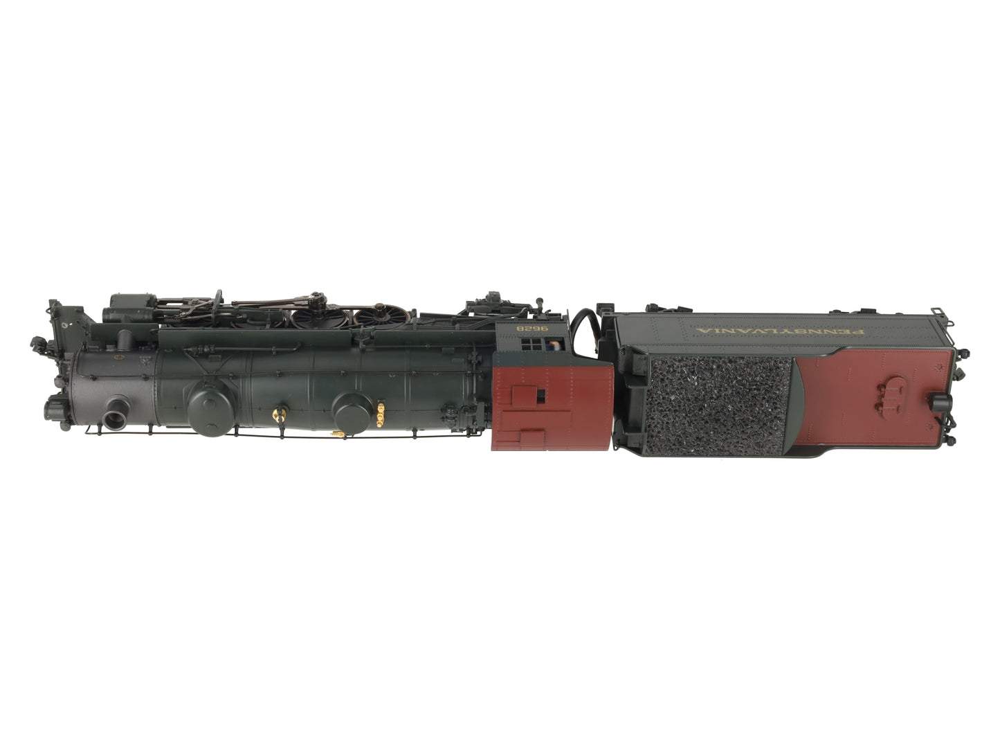 K-Line K3680-9628CC O Gauge PRR Mikado Steam Engine & Tender #9628 w/TMCC EX/Box